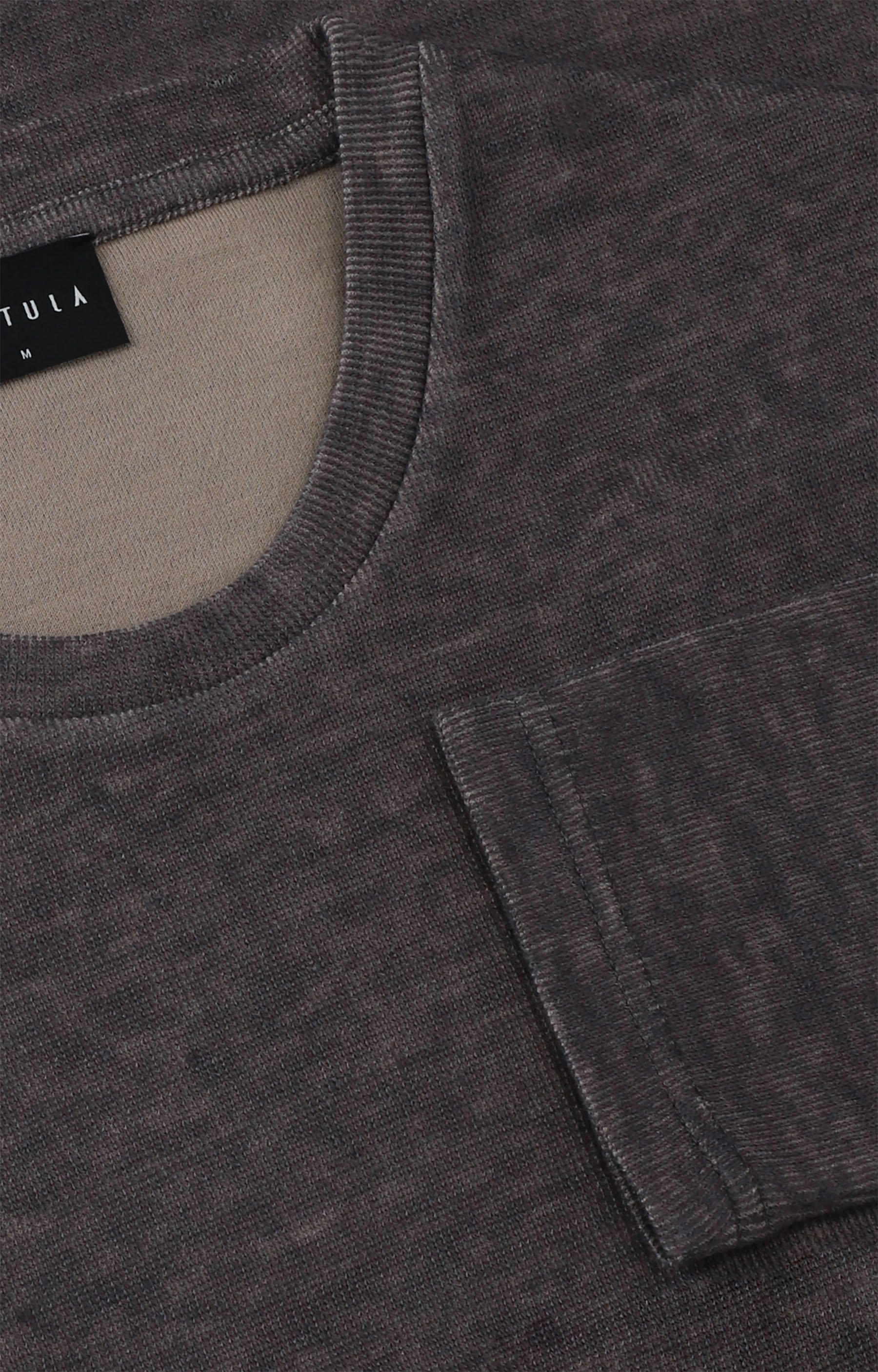 Lekka bluza typu round-neck - 6
