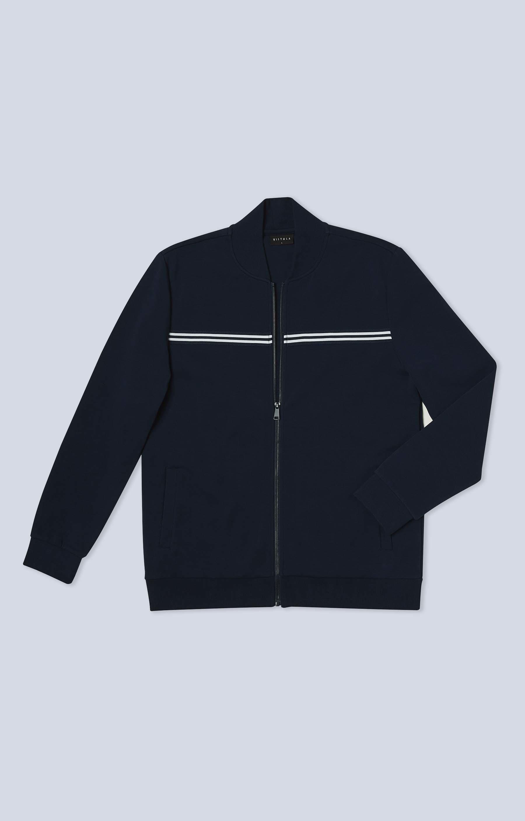 Rozpinana, sportowa bluza z bawełny pima - 4