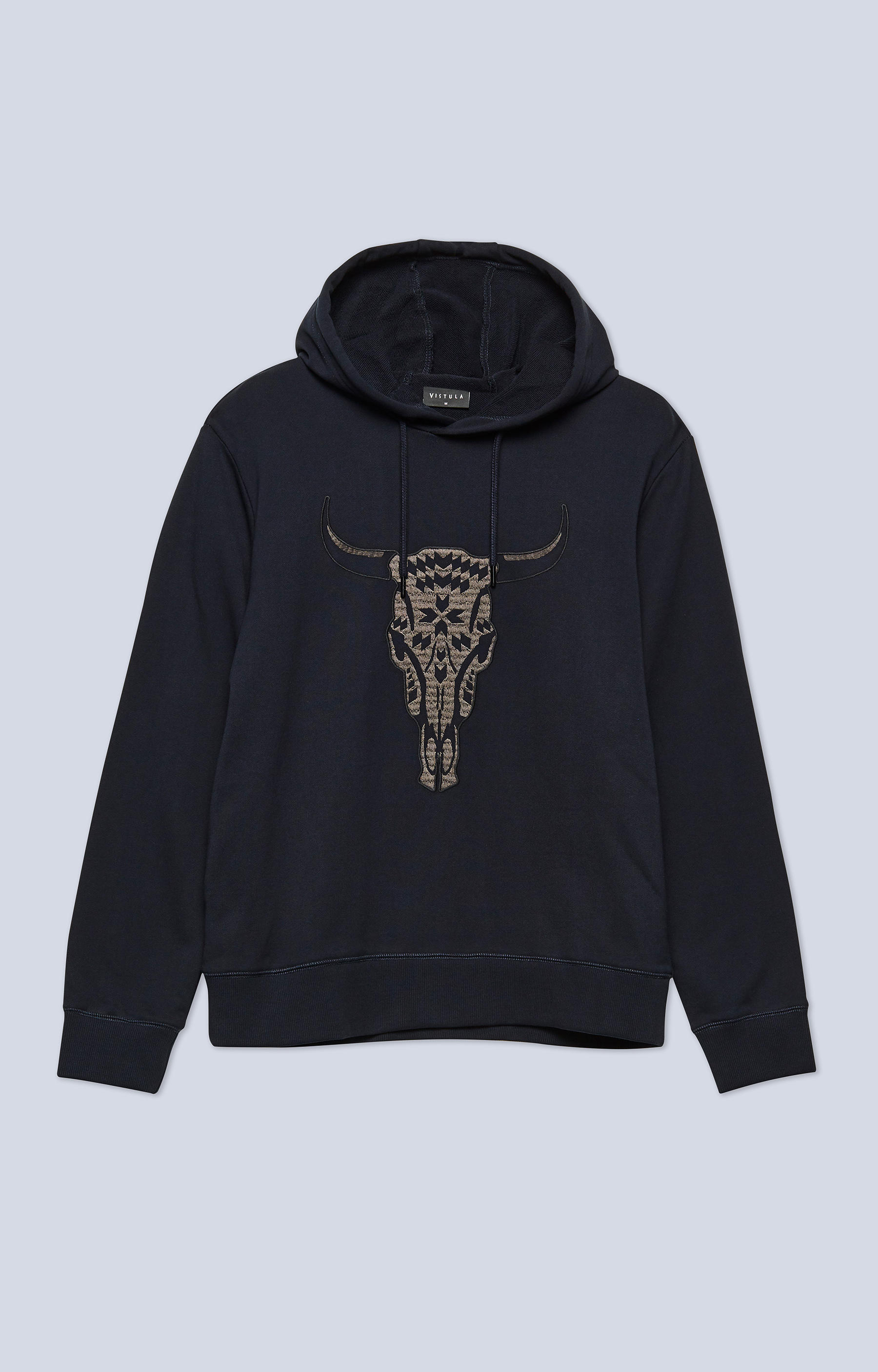 Bluza z kapturem z haftowanym wzorem - 5
