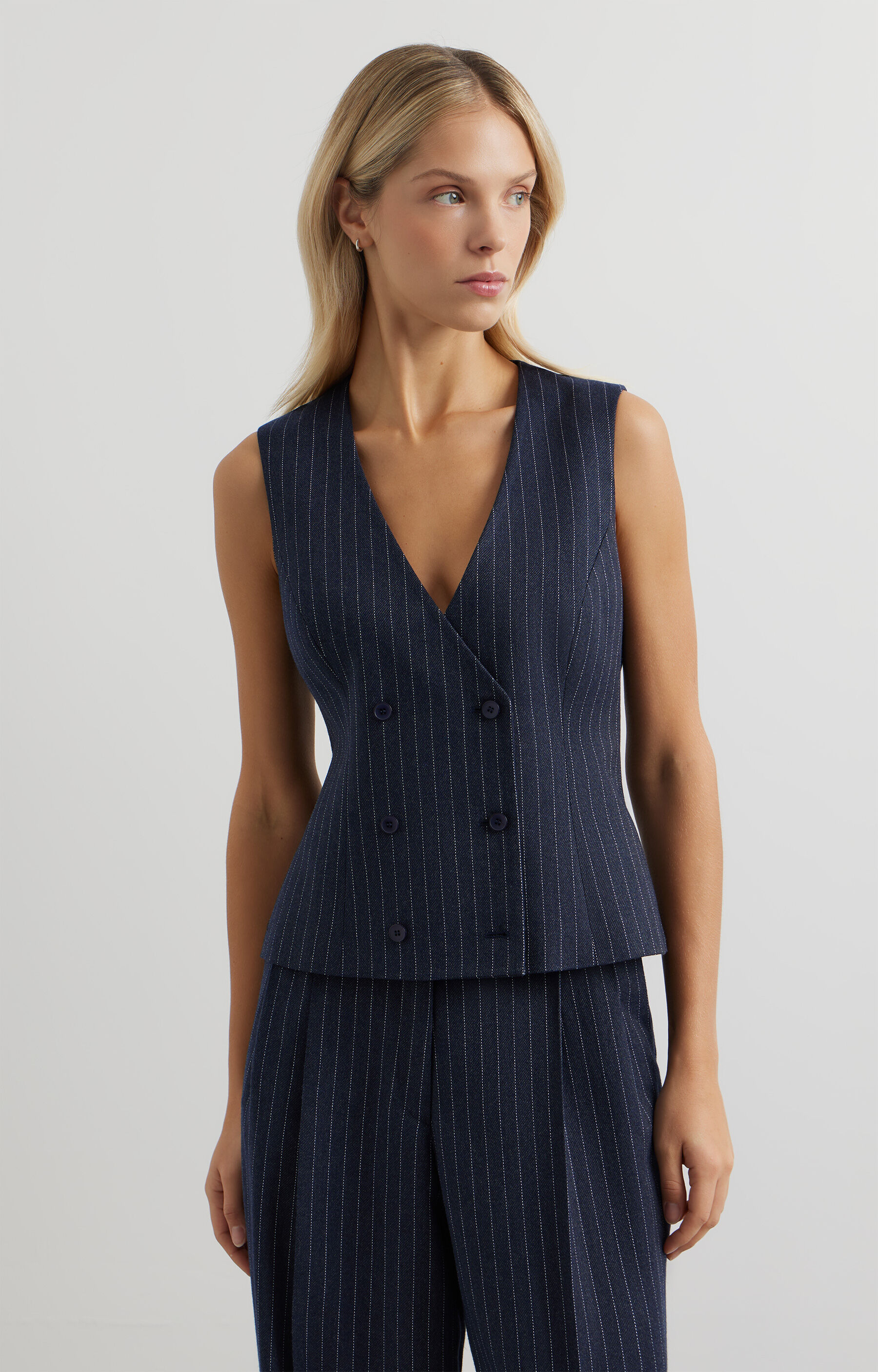 Kamizelka slim do garnituru - Mix&Match - 3