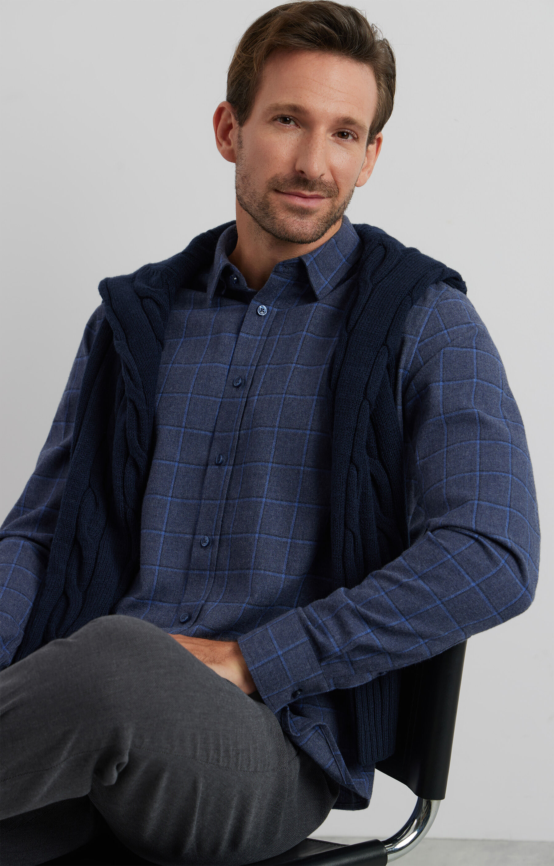 Koszula regular w kratę - 6