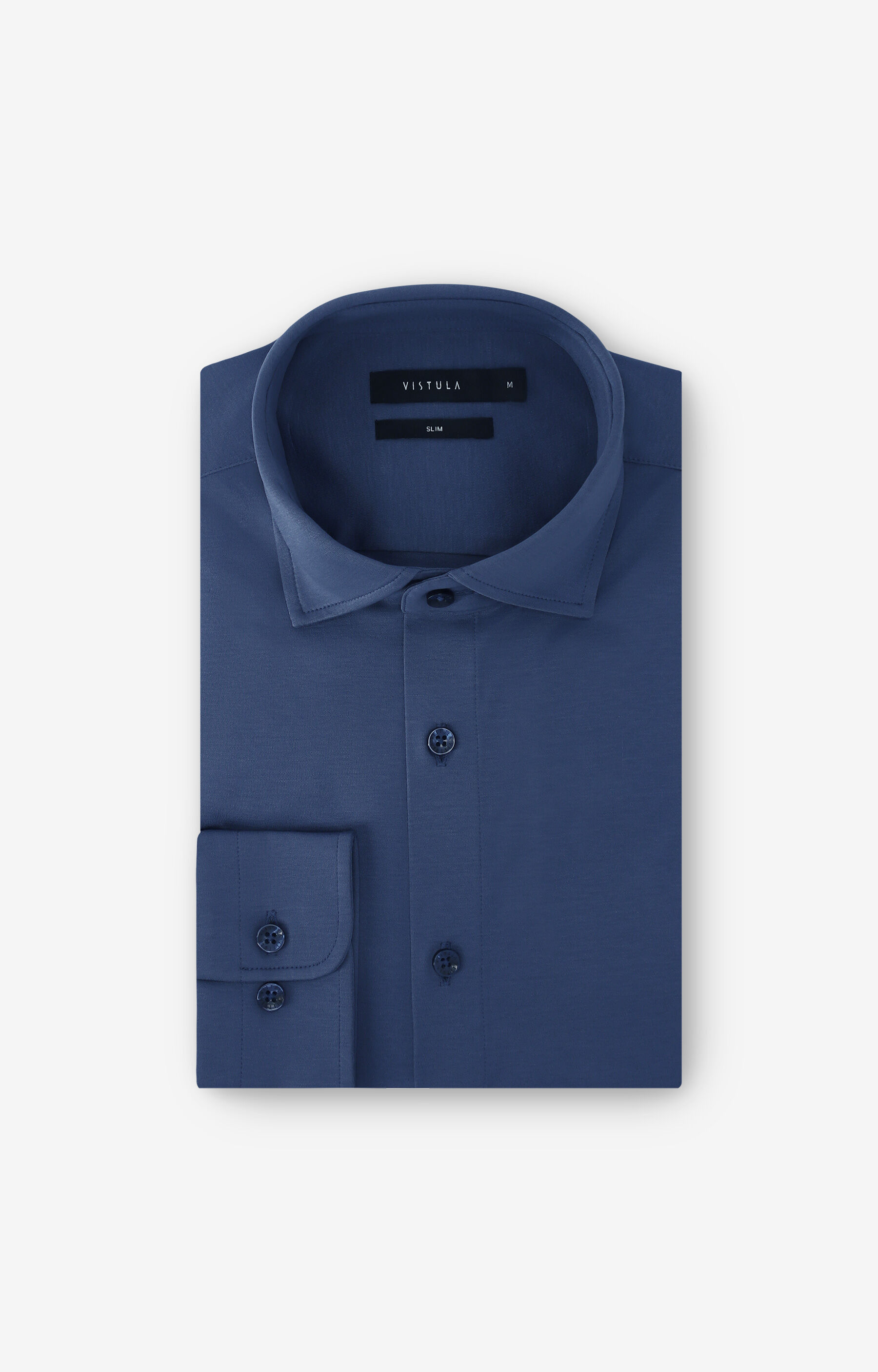 Dzianinowa koszula slim - 2