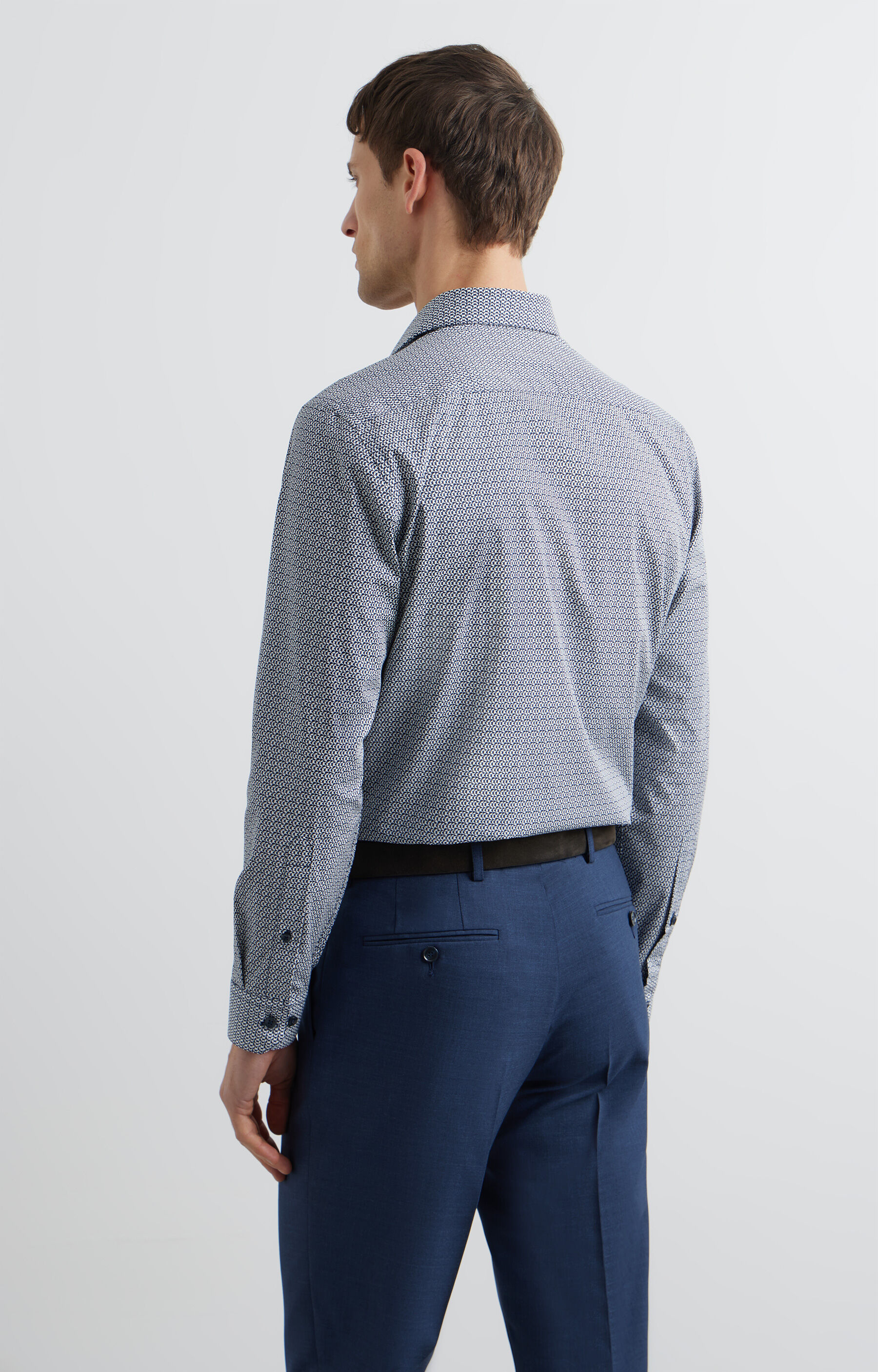 Koszula slim w print - 4