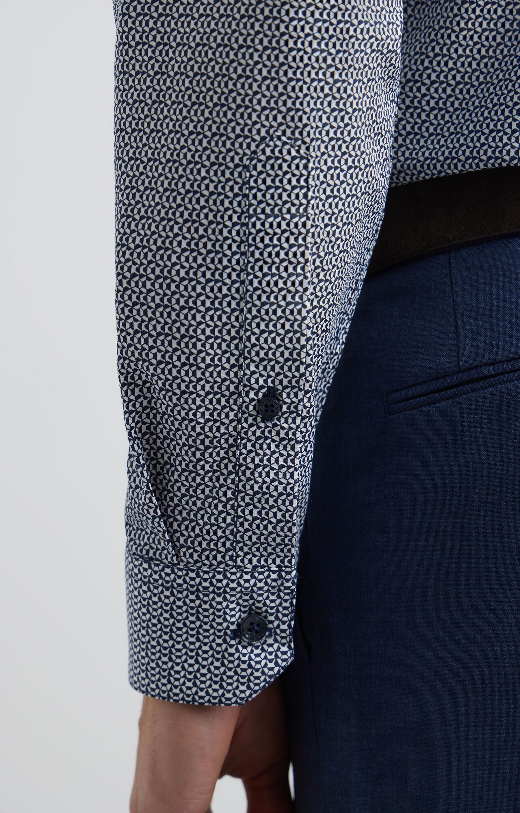 Koszula slim w print - 6