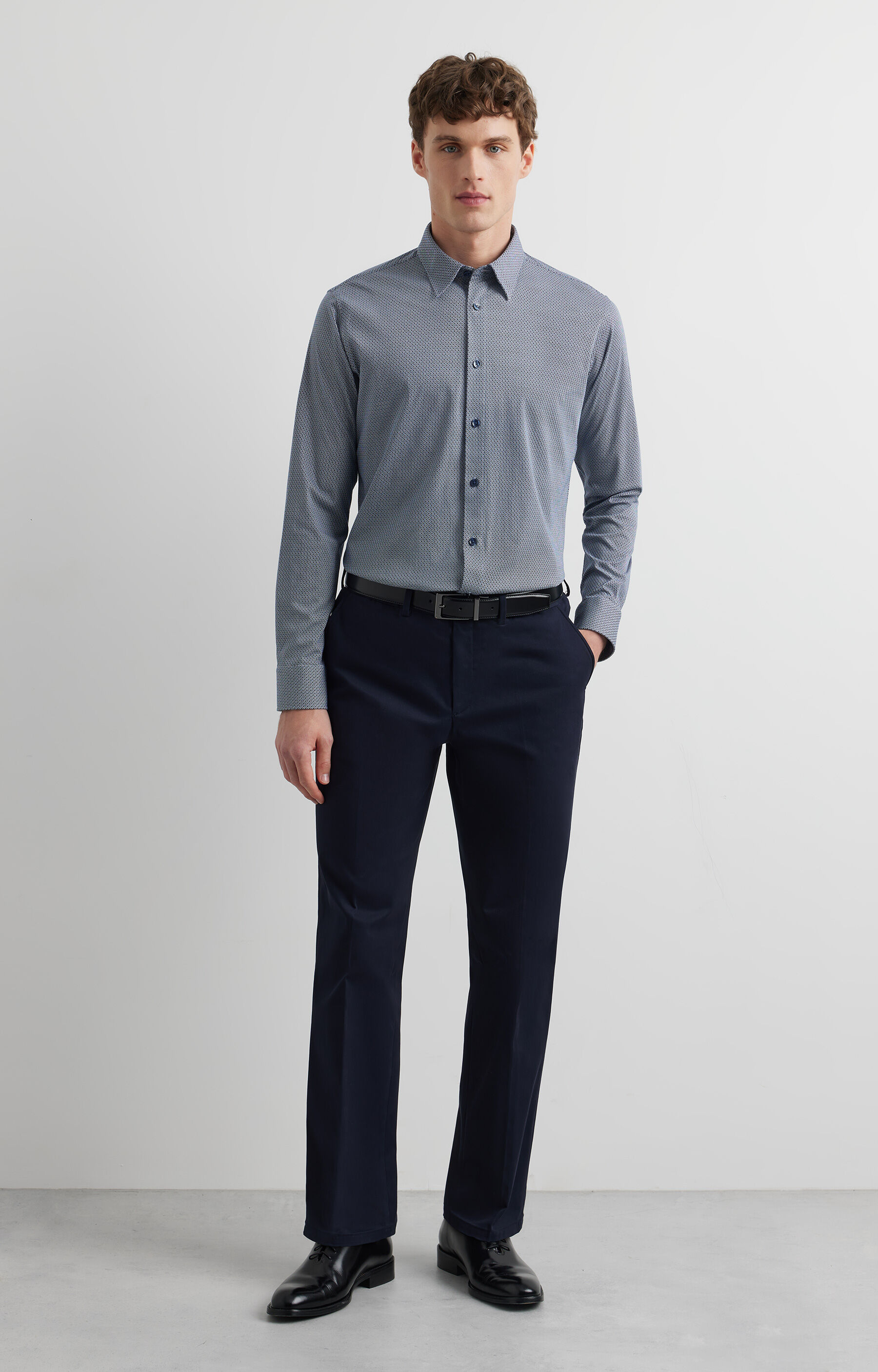 Koszula slim w print