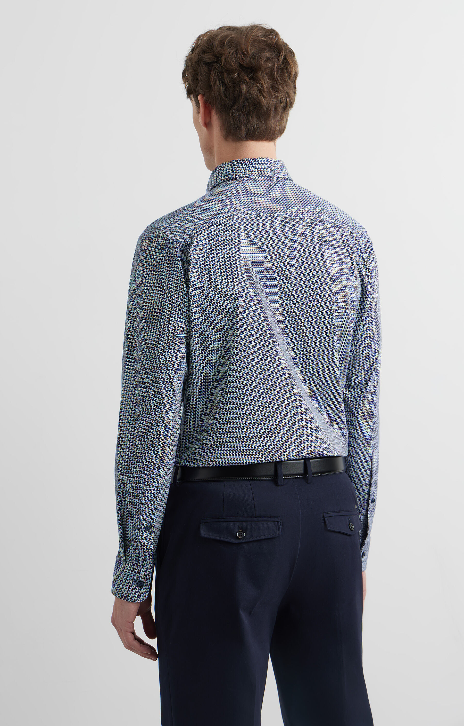 Koszula slim w print - 3