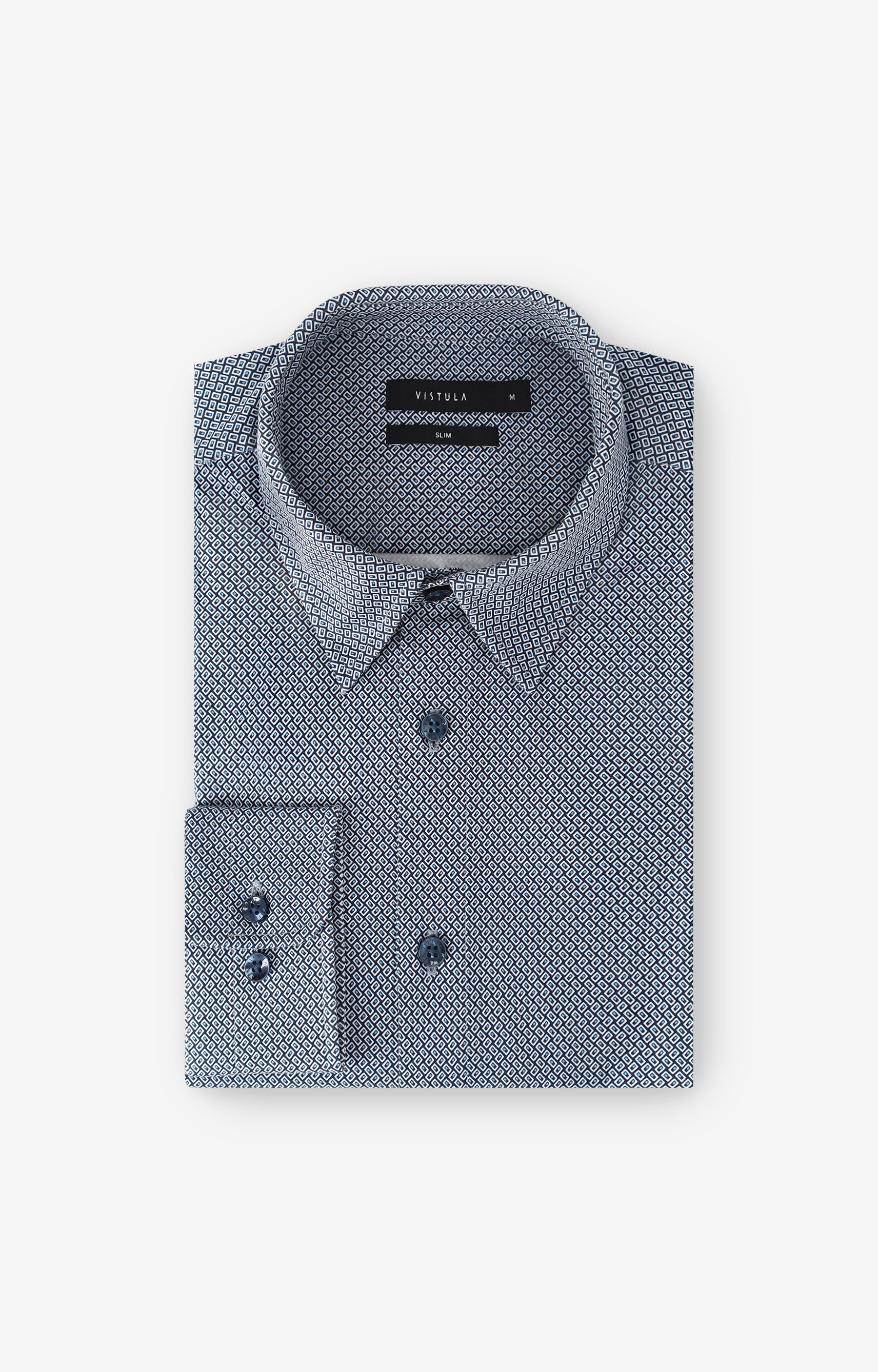 Koszula slim w print - 2