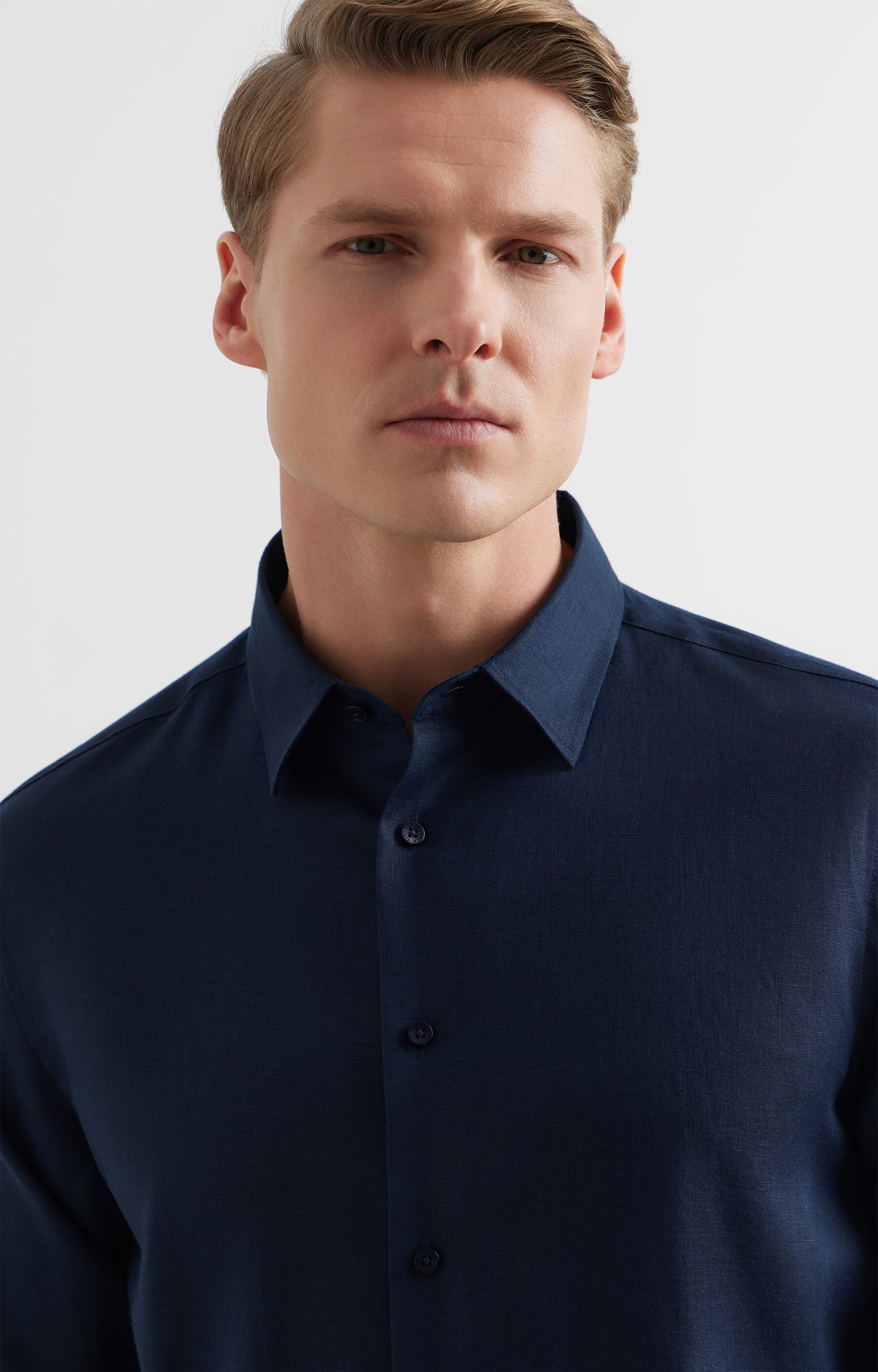 Lniana koszula regular - 3