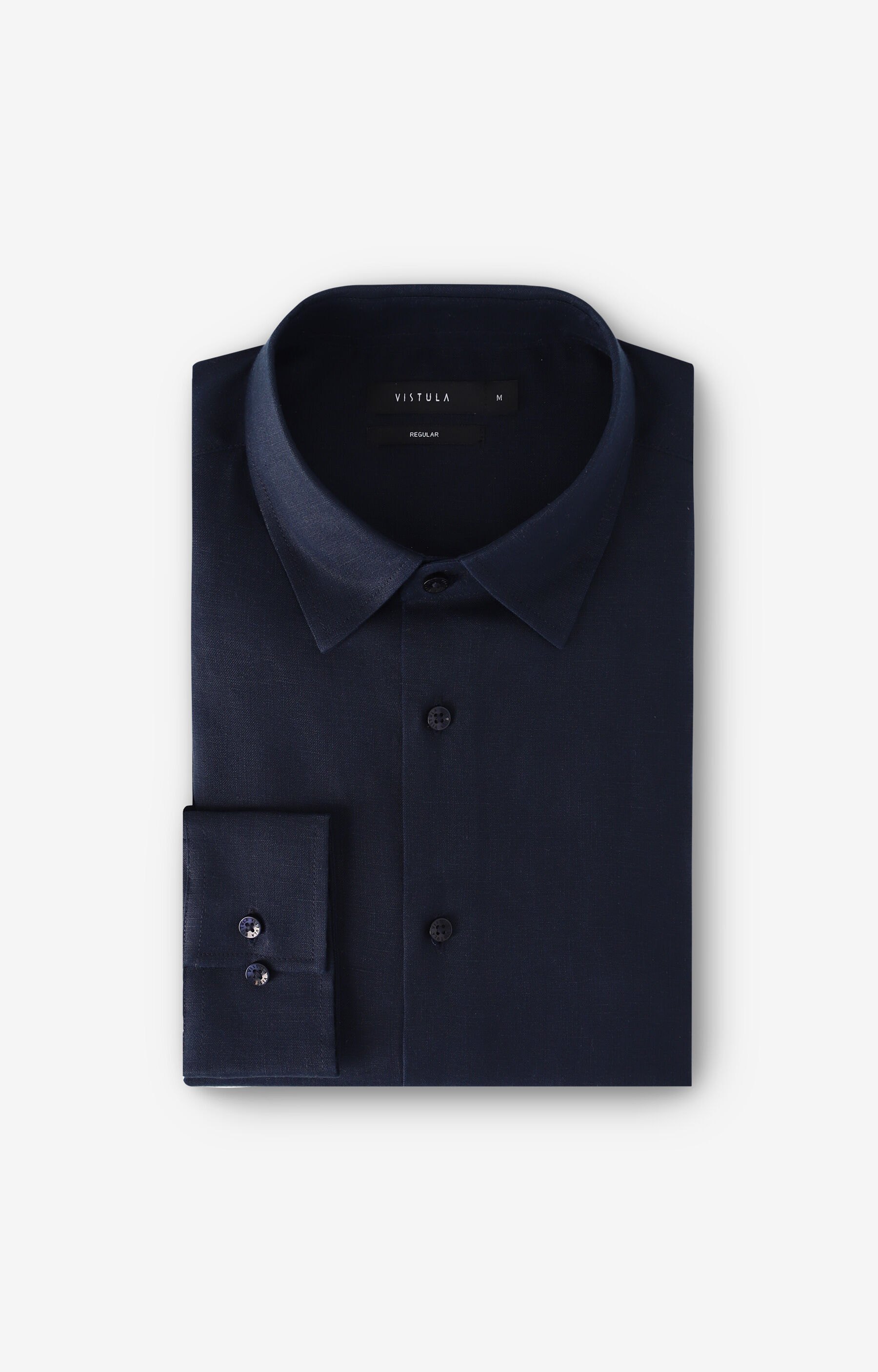 Lniana koszula regular - 2