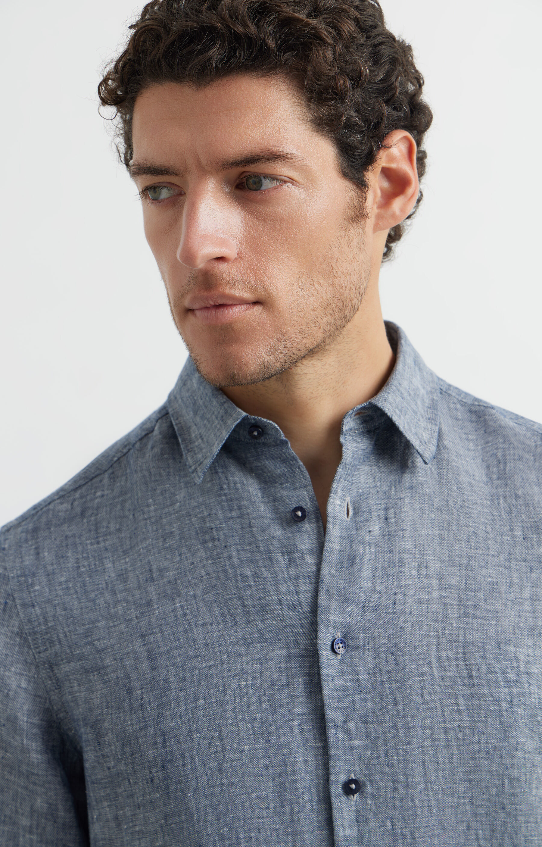 Lniana koszula regular - 3