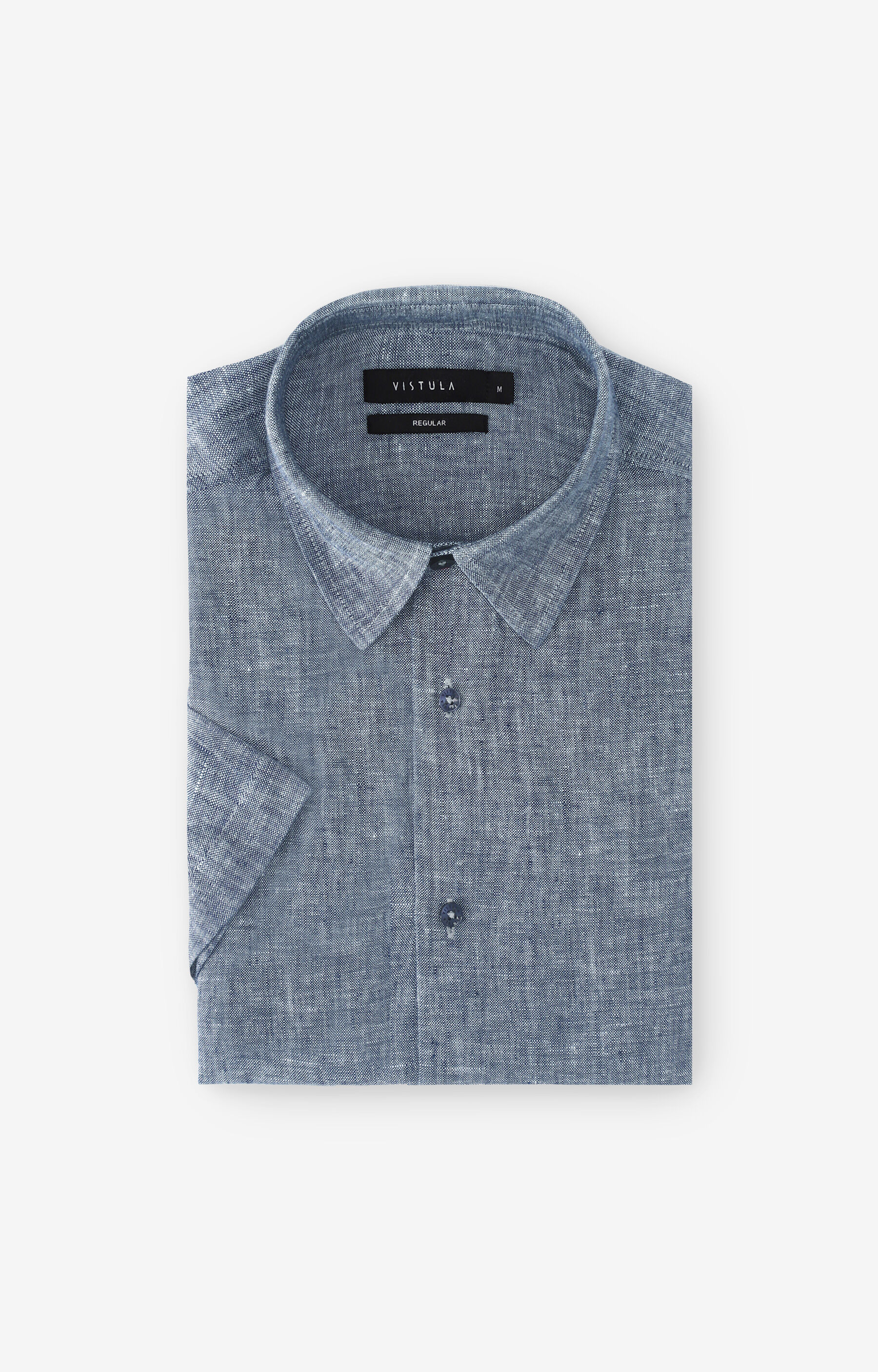 Lniana koszula regular - 2