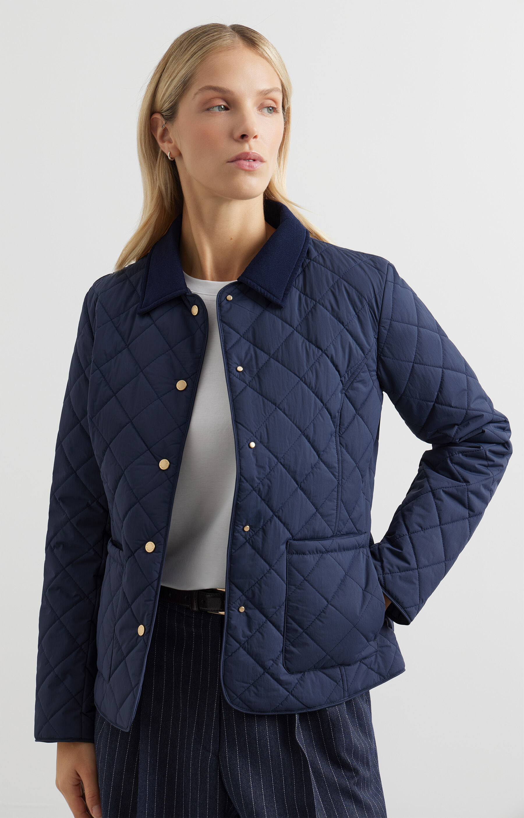 Pikowana kurtka slim - 6