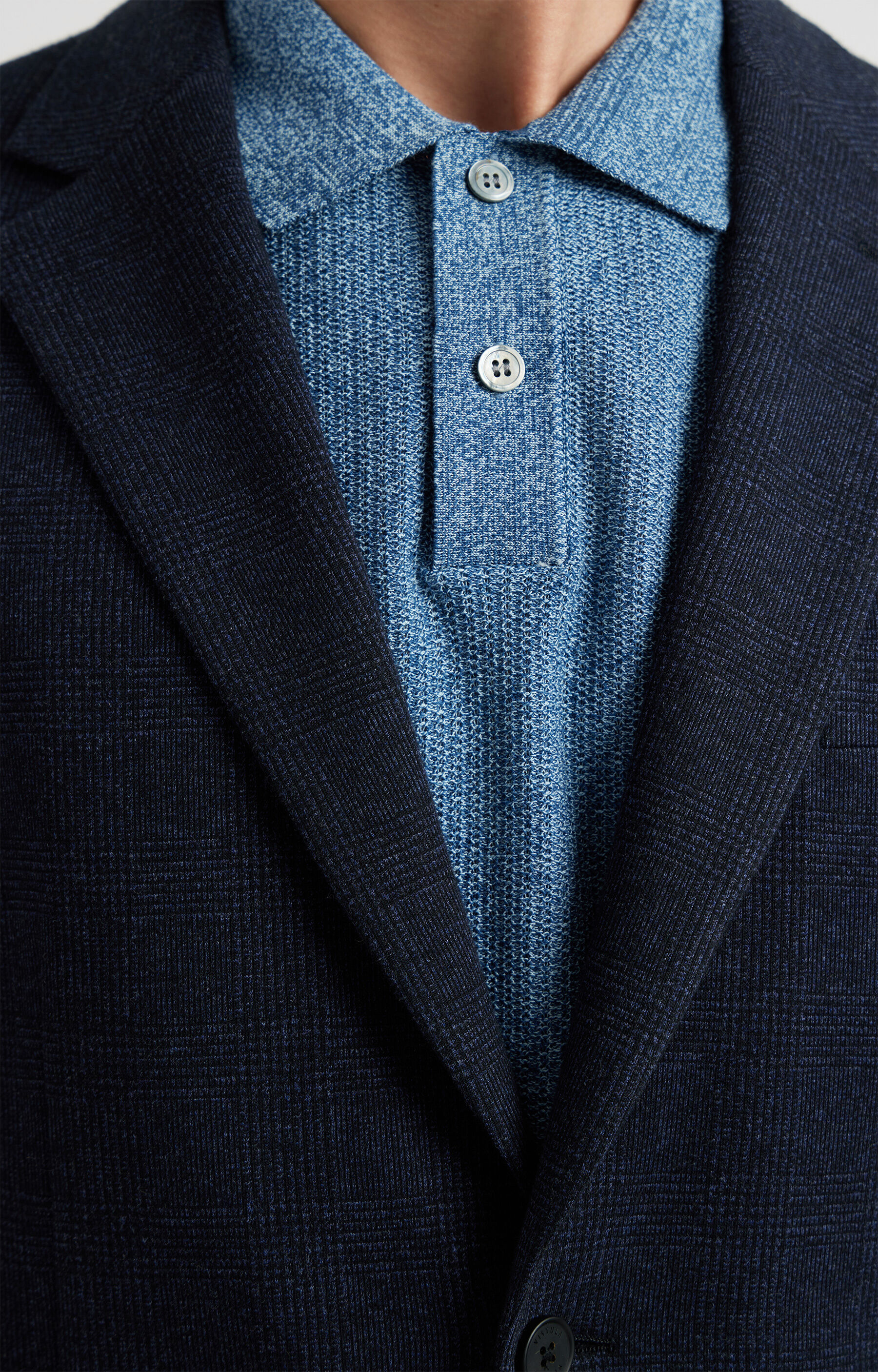 Marynarka slim fit w kratę - 8