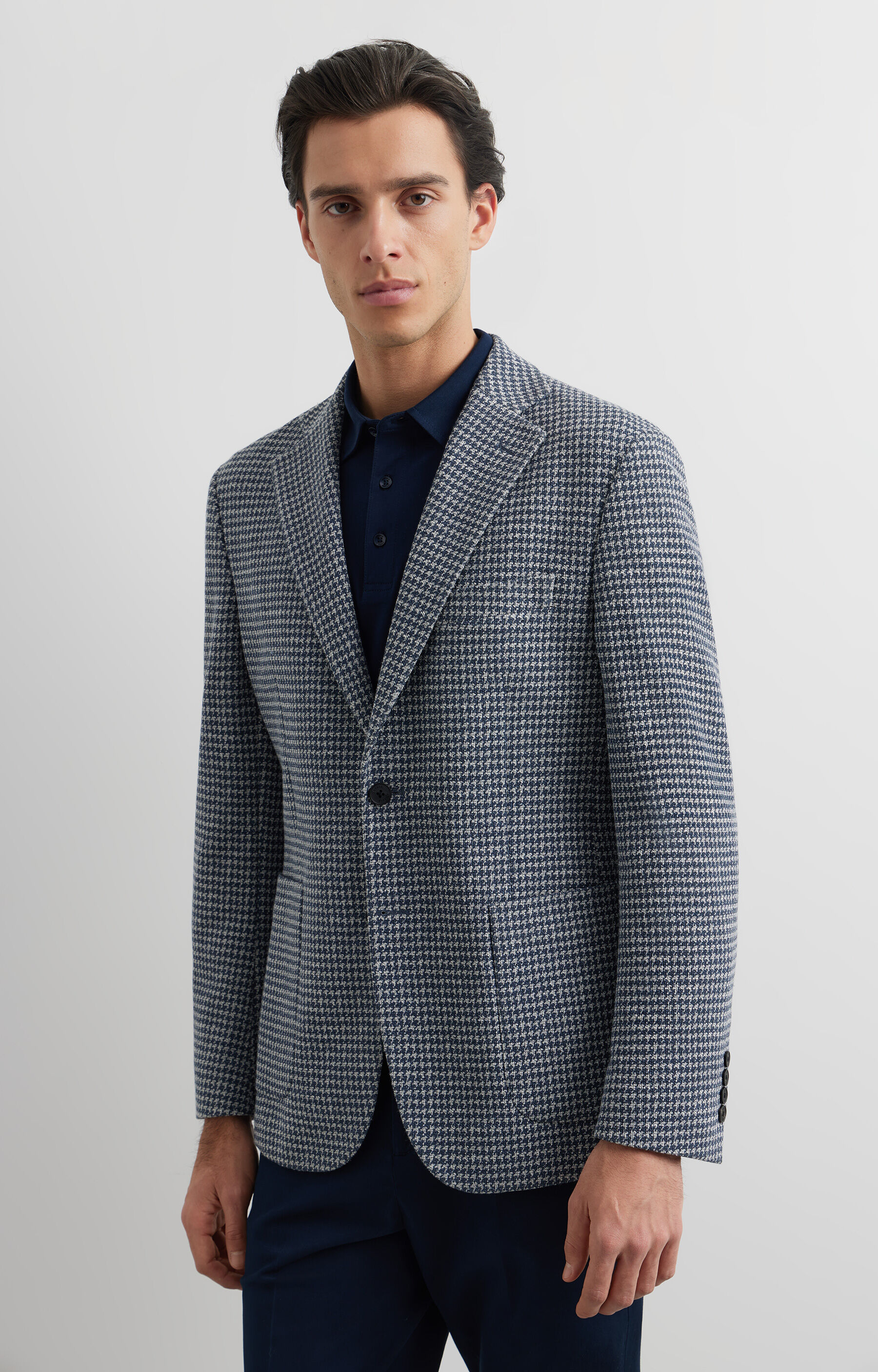 Marynarka super slim w pepitę