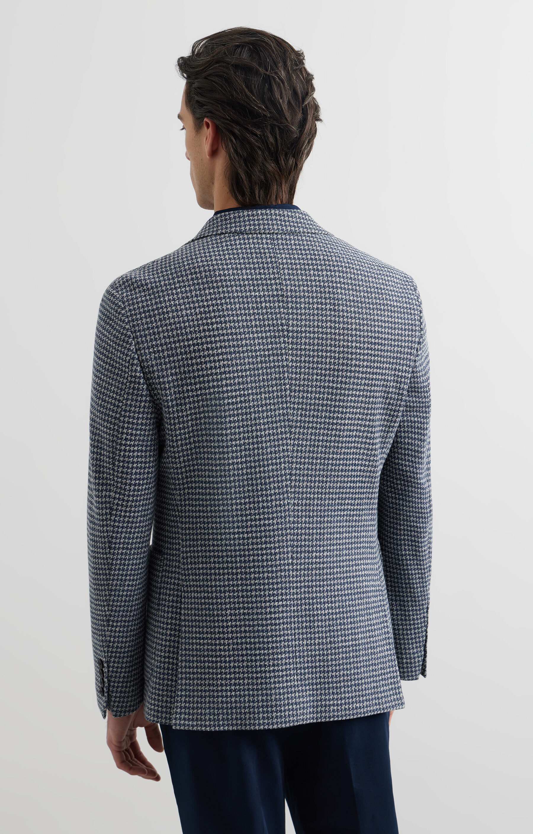 Marynarka super slim w pepitę - 4