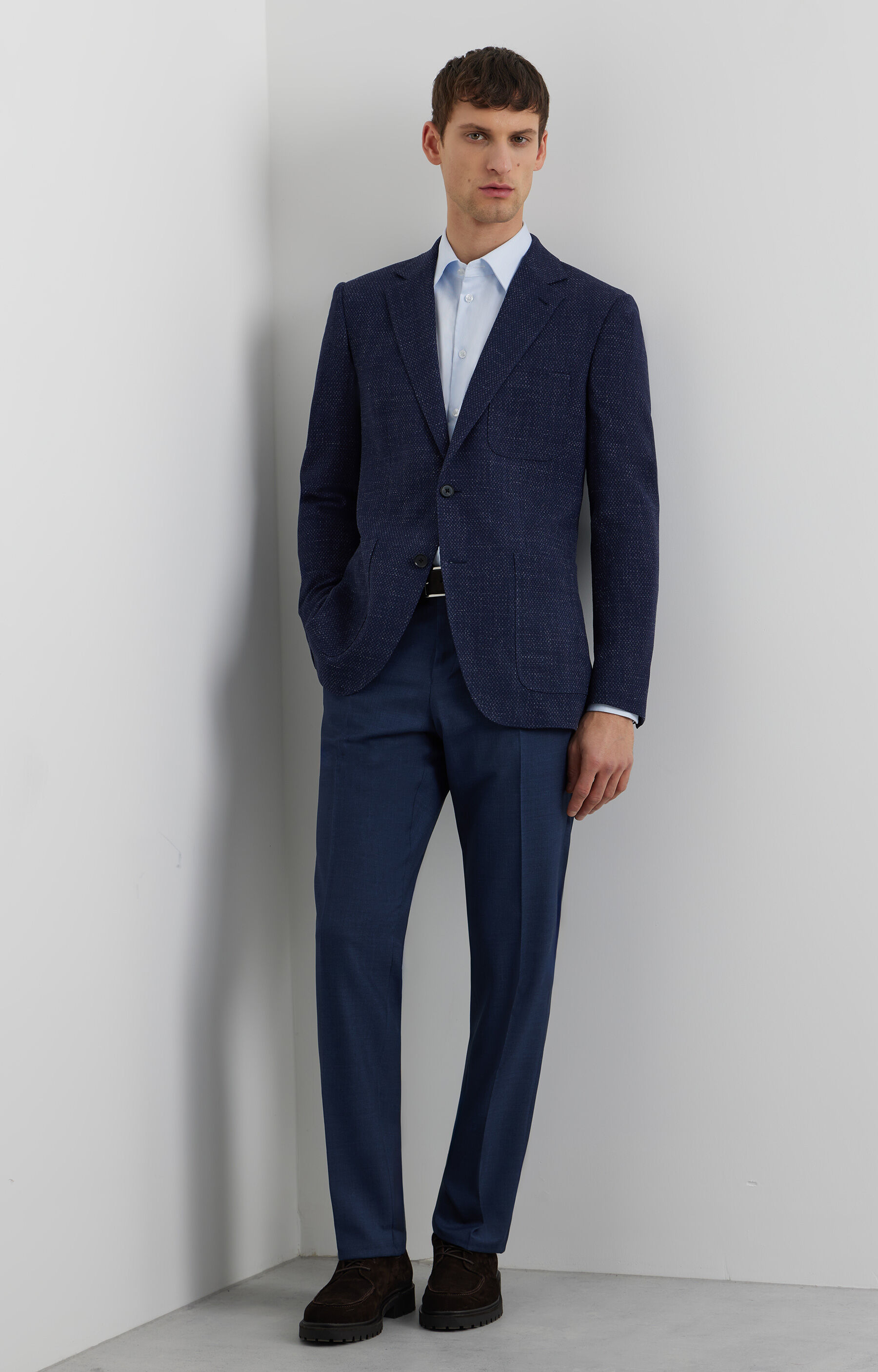 Marynarka super slim w mikrowzór - 3