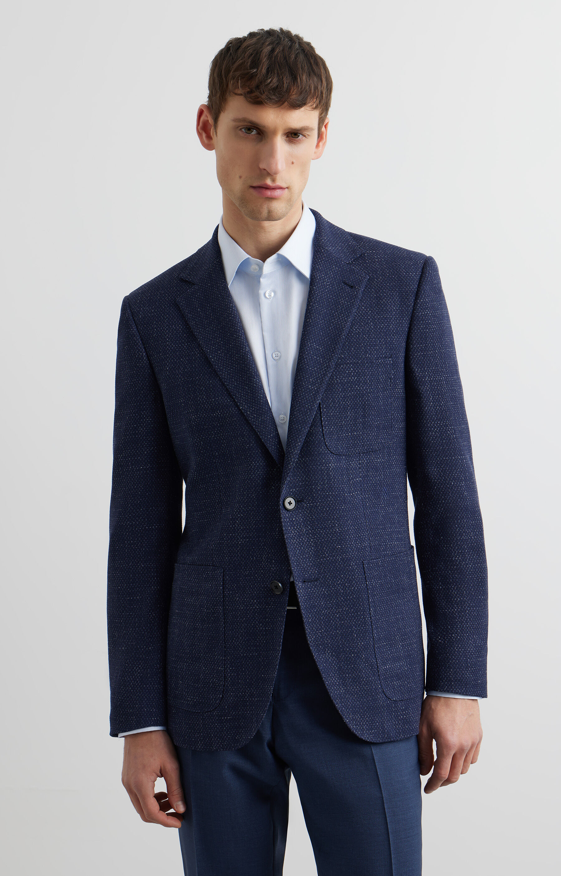 Marynarka super slim w mikrowzór