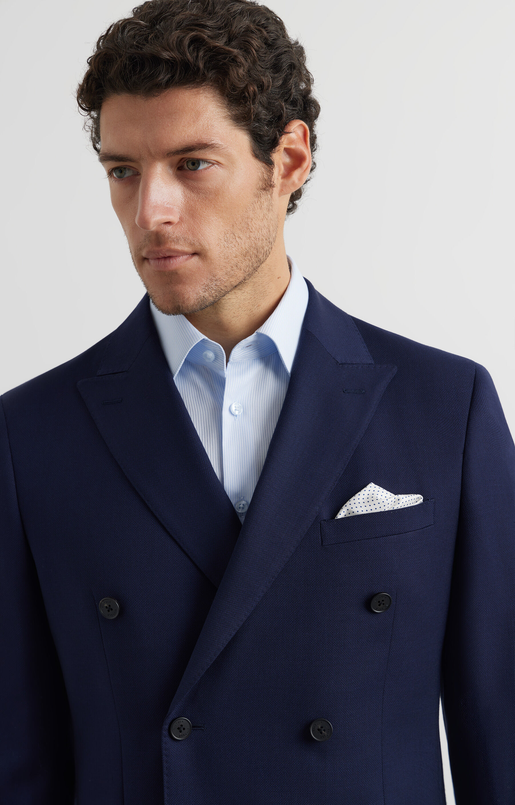 Dwurzędowa marynarka super slim - 4