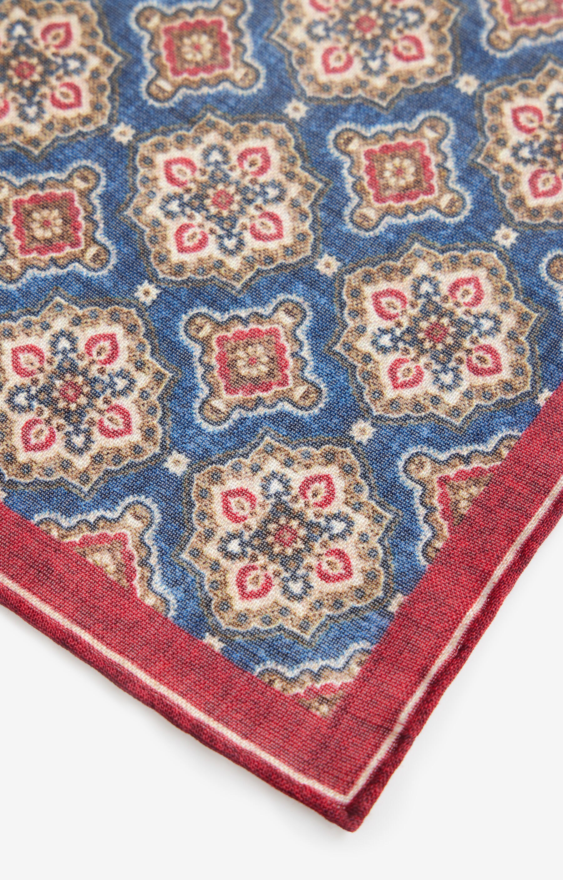 Wełniana poszetka w geometryczny wzór - 2