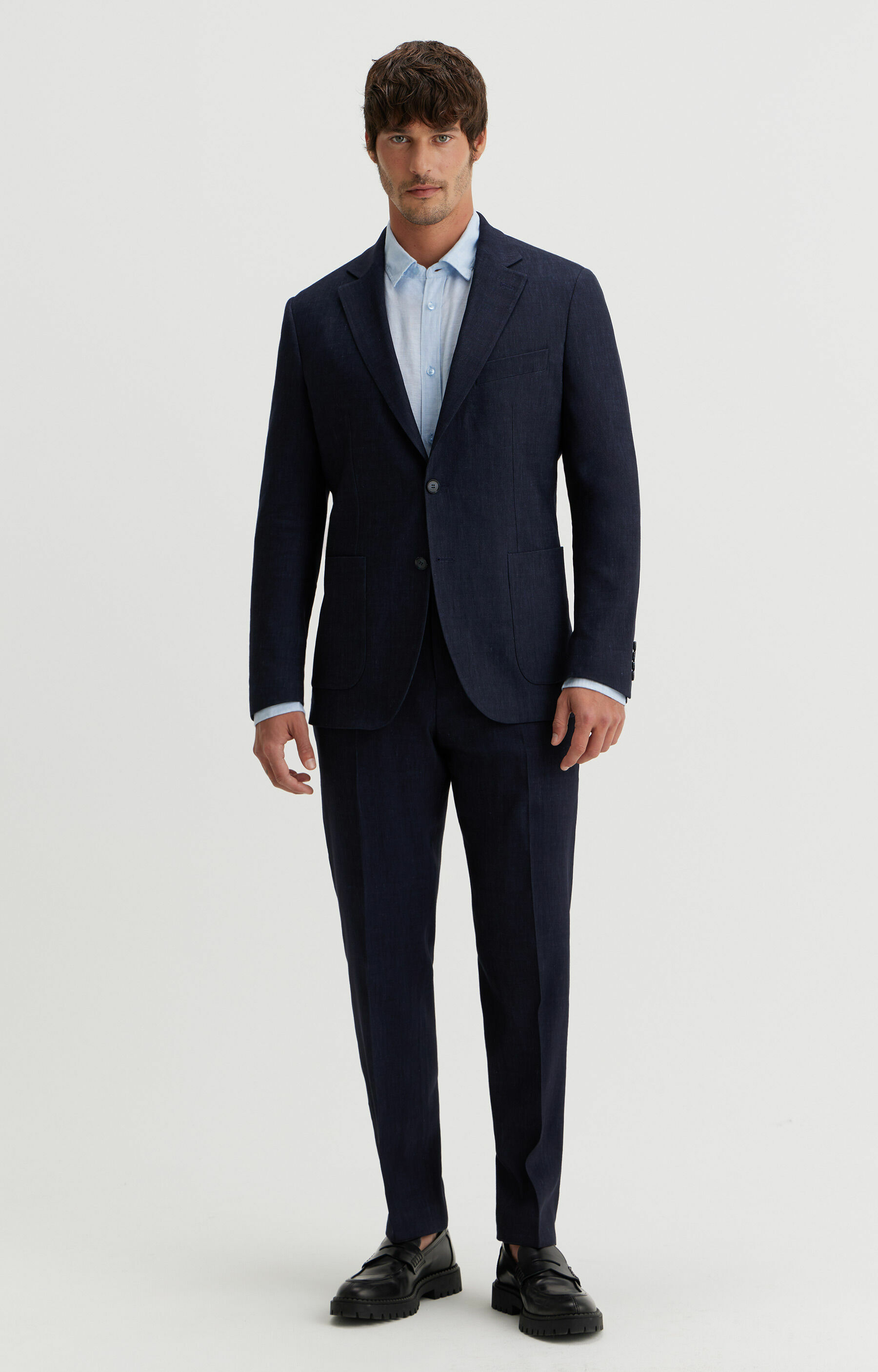 Spodnie super slim do garnituru - Mix&Match