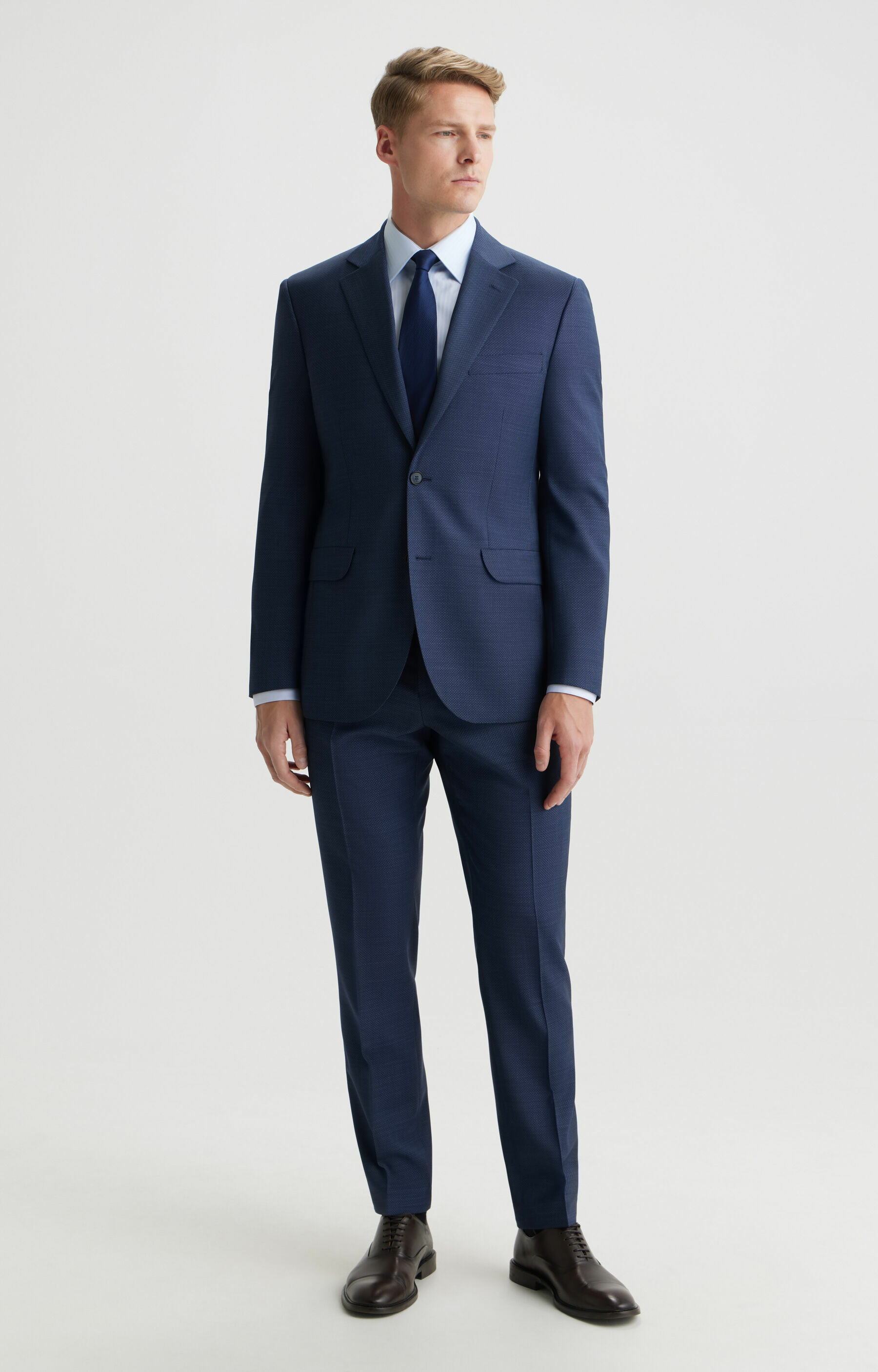 Spodnie super slim w mikrowzór do garnituru - Mix&Match