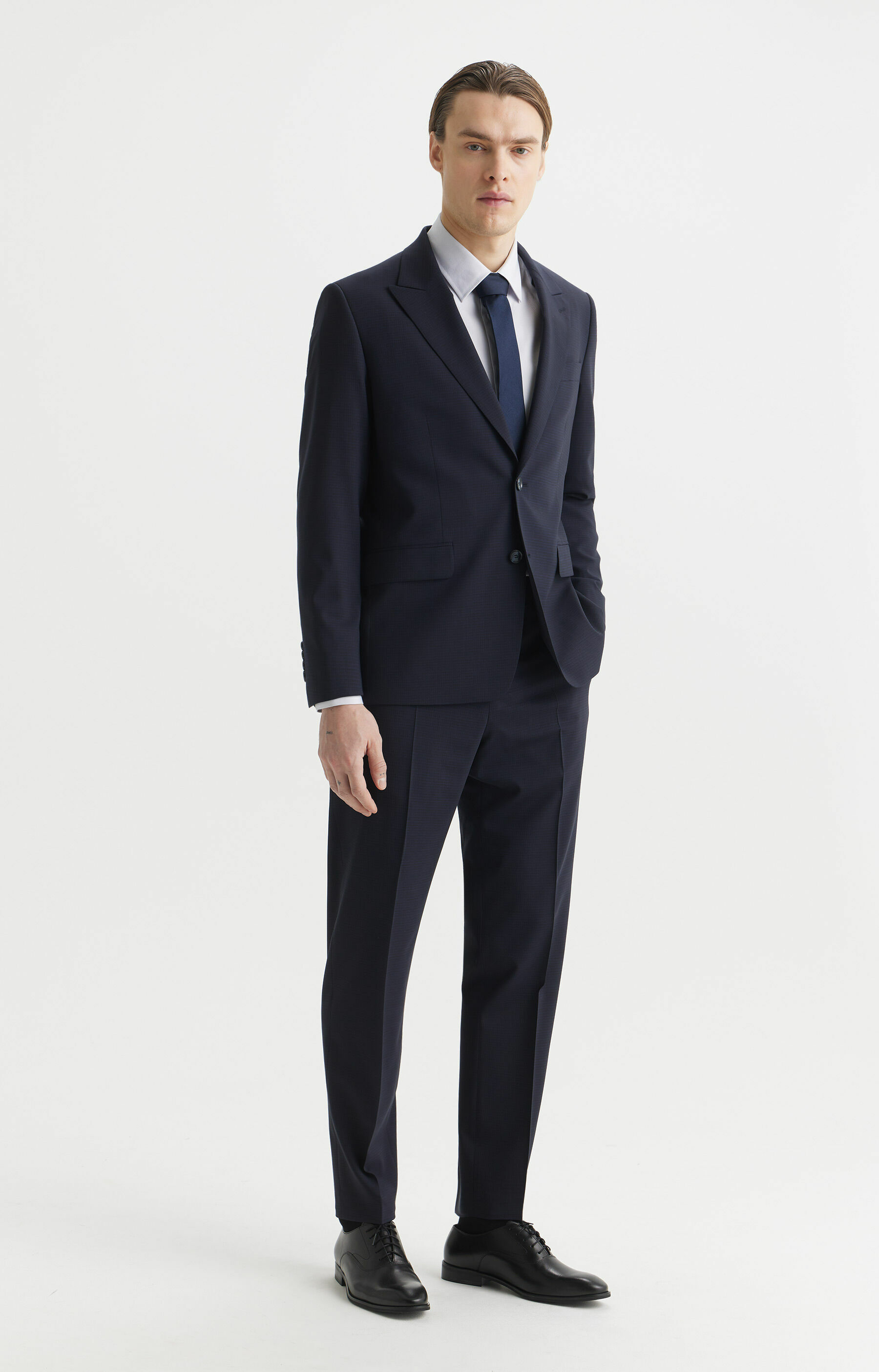 Spodnie slim fit do garnituru - Mix&Match