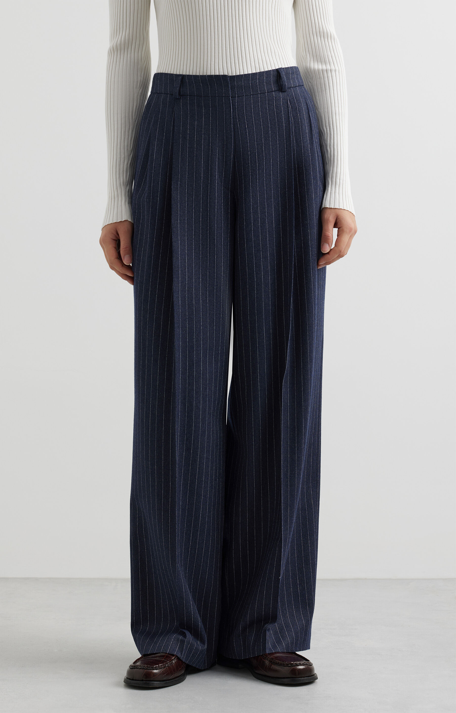 Spodnie wide leg do garnituru - Mix&Match - 3