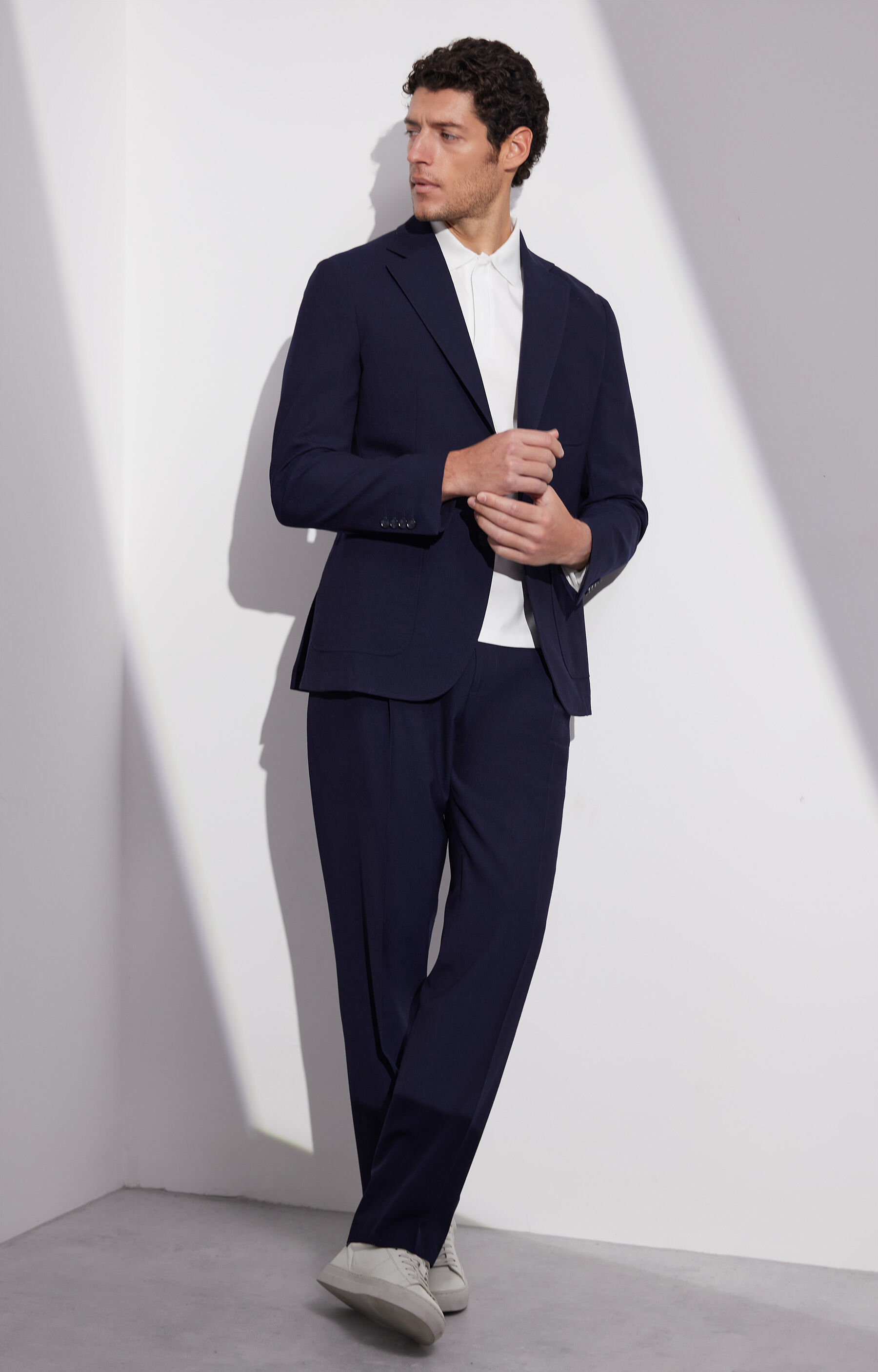 Spodnie super slim do garnituru - Mix&Match