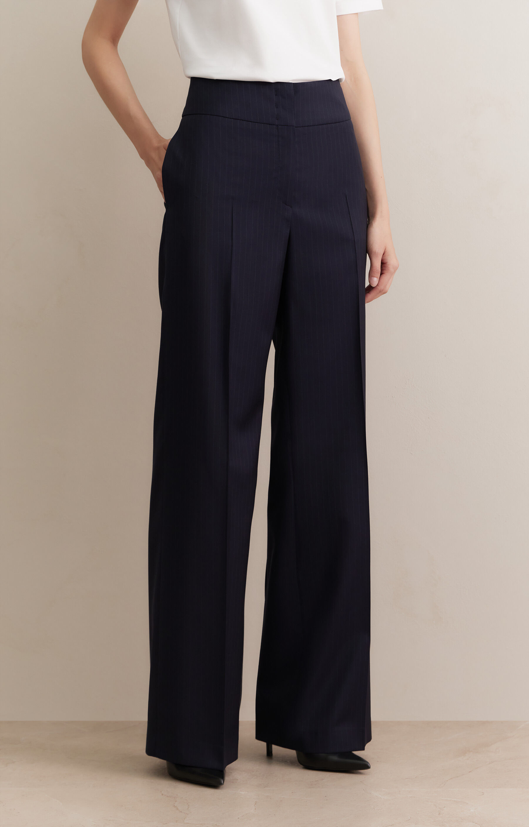 Spodnie wide leg do garnituru - Mix&Match - 2