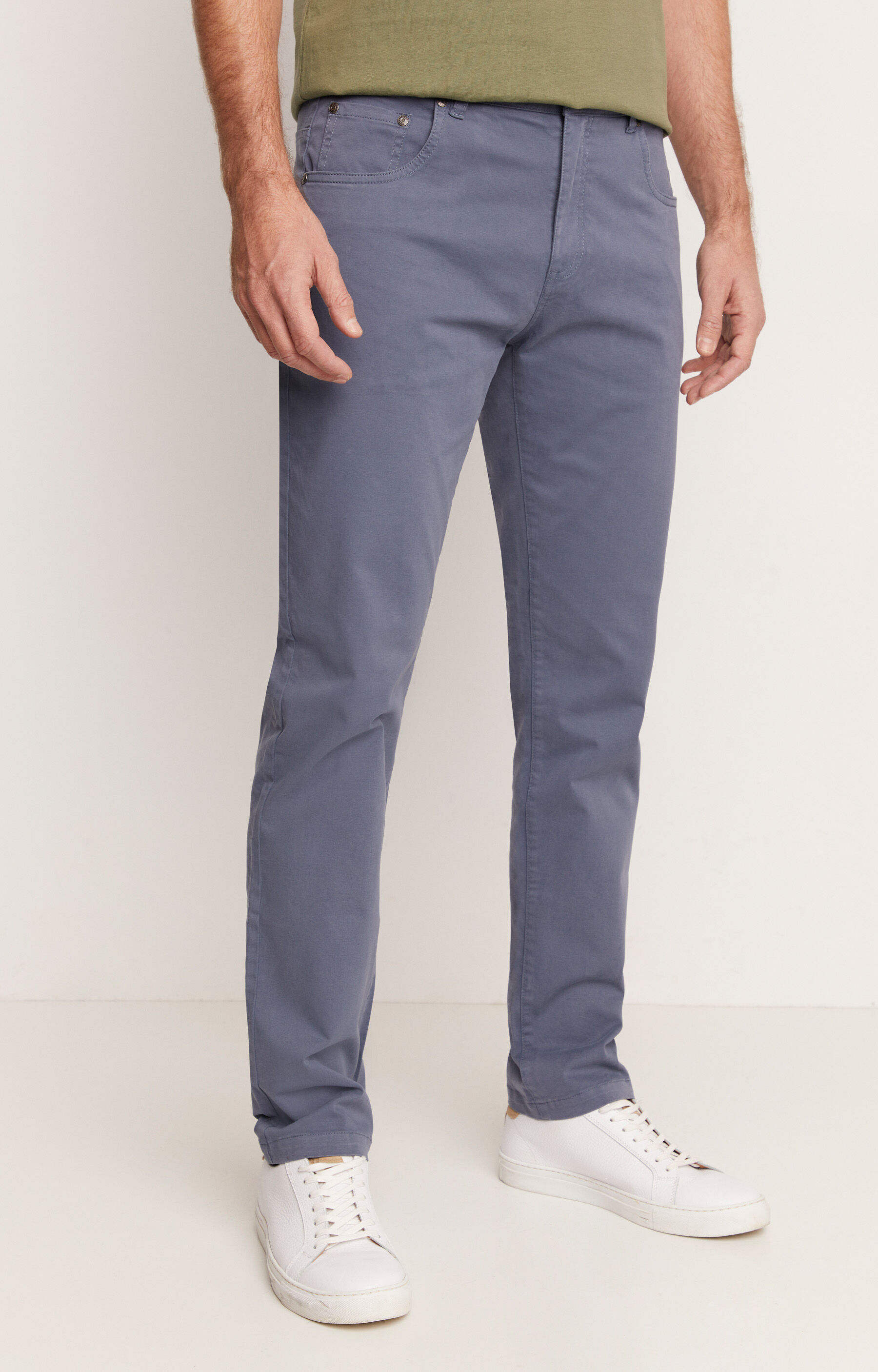 Bawełniane spodnie 5-pockets - 2