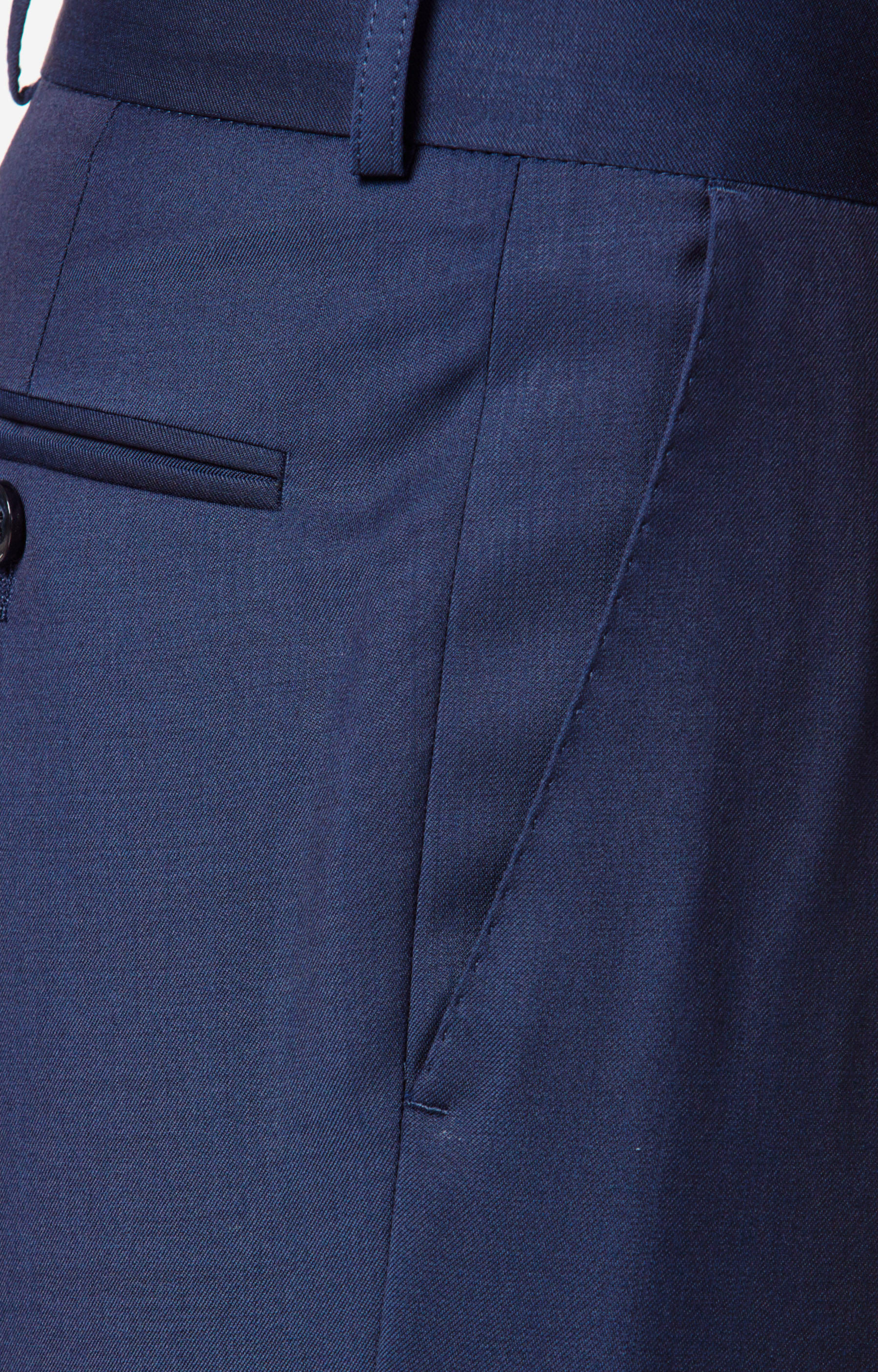 Spodnie slim fit do garnituru - 3