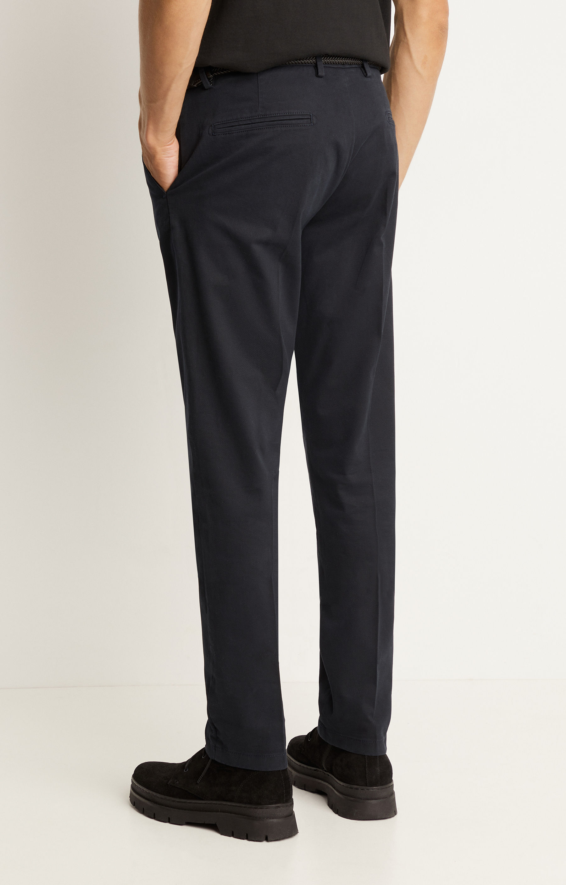 Bawełniane chinosy z drukowanym deseniem - 3