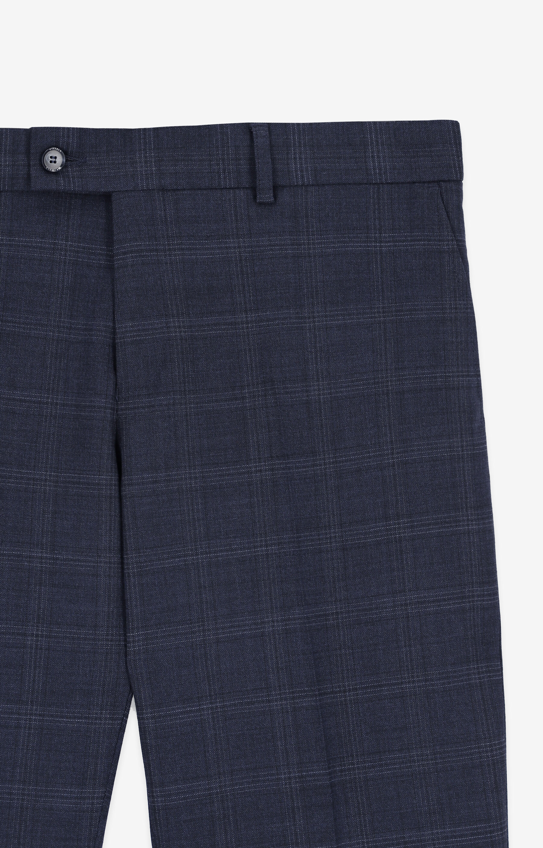Garnitur slim fit w kratę - 9