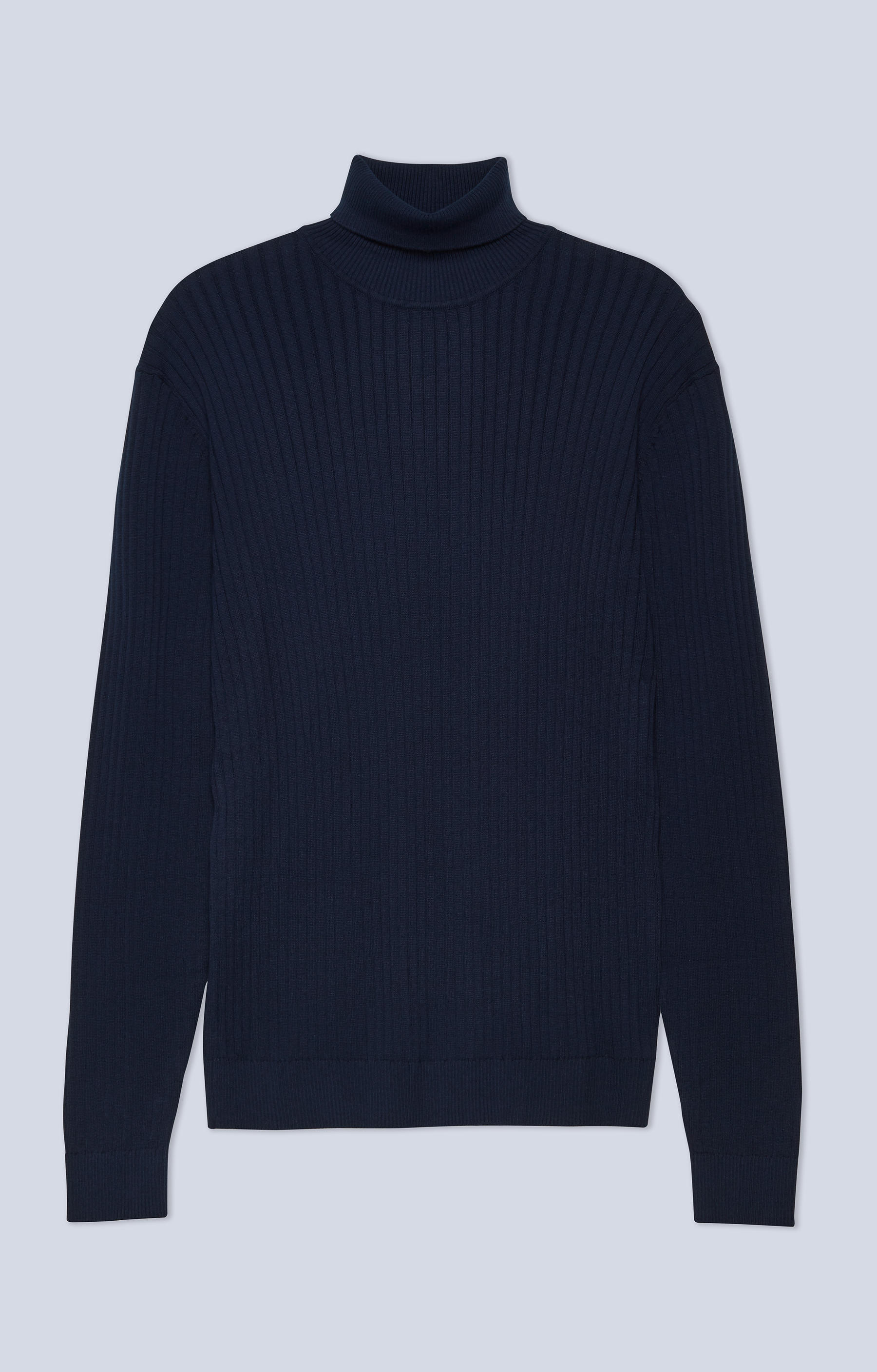 Bawełniany golf w prążki - 4