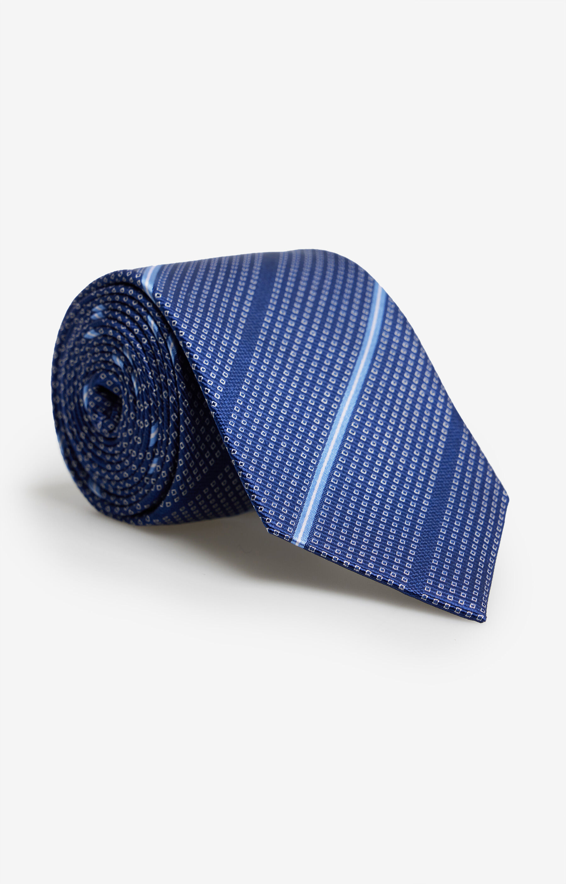 Jedwabny krawat w paski