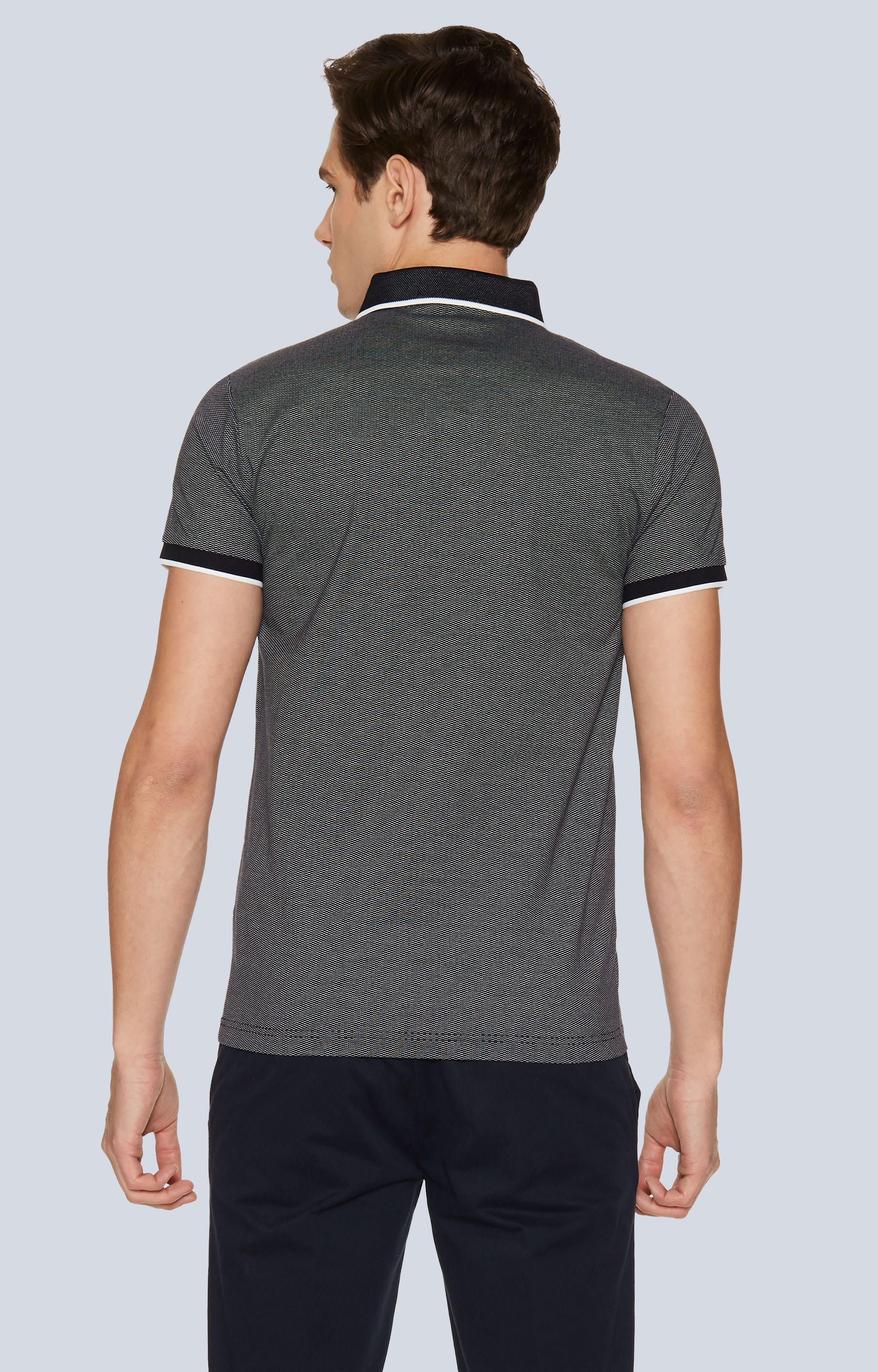 Polo z merceryzowanej bawełny - 2