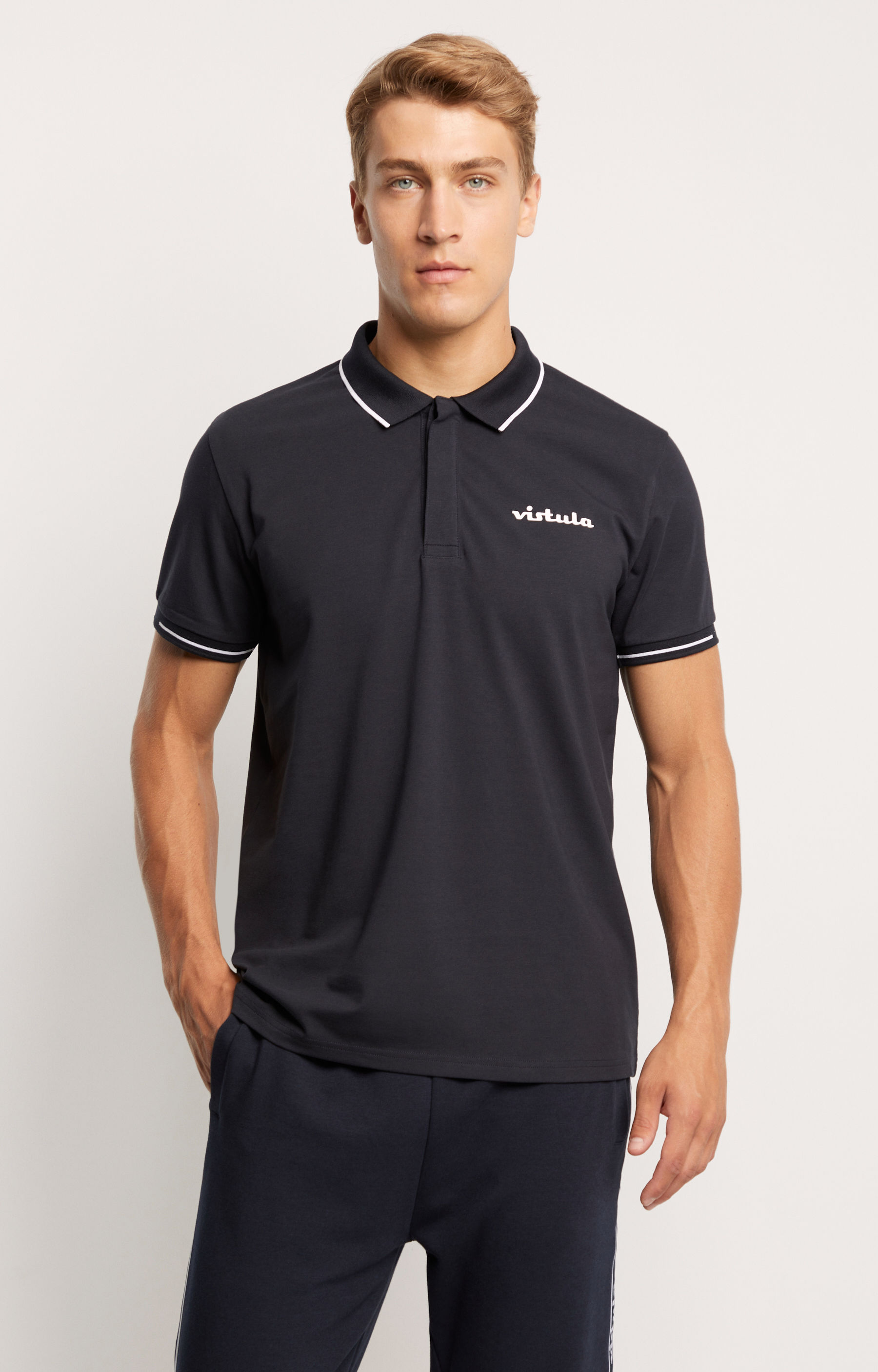 Sportowe polo z logo Vistula - 2