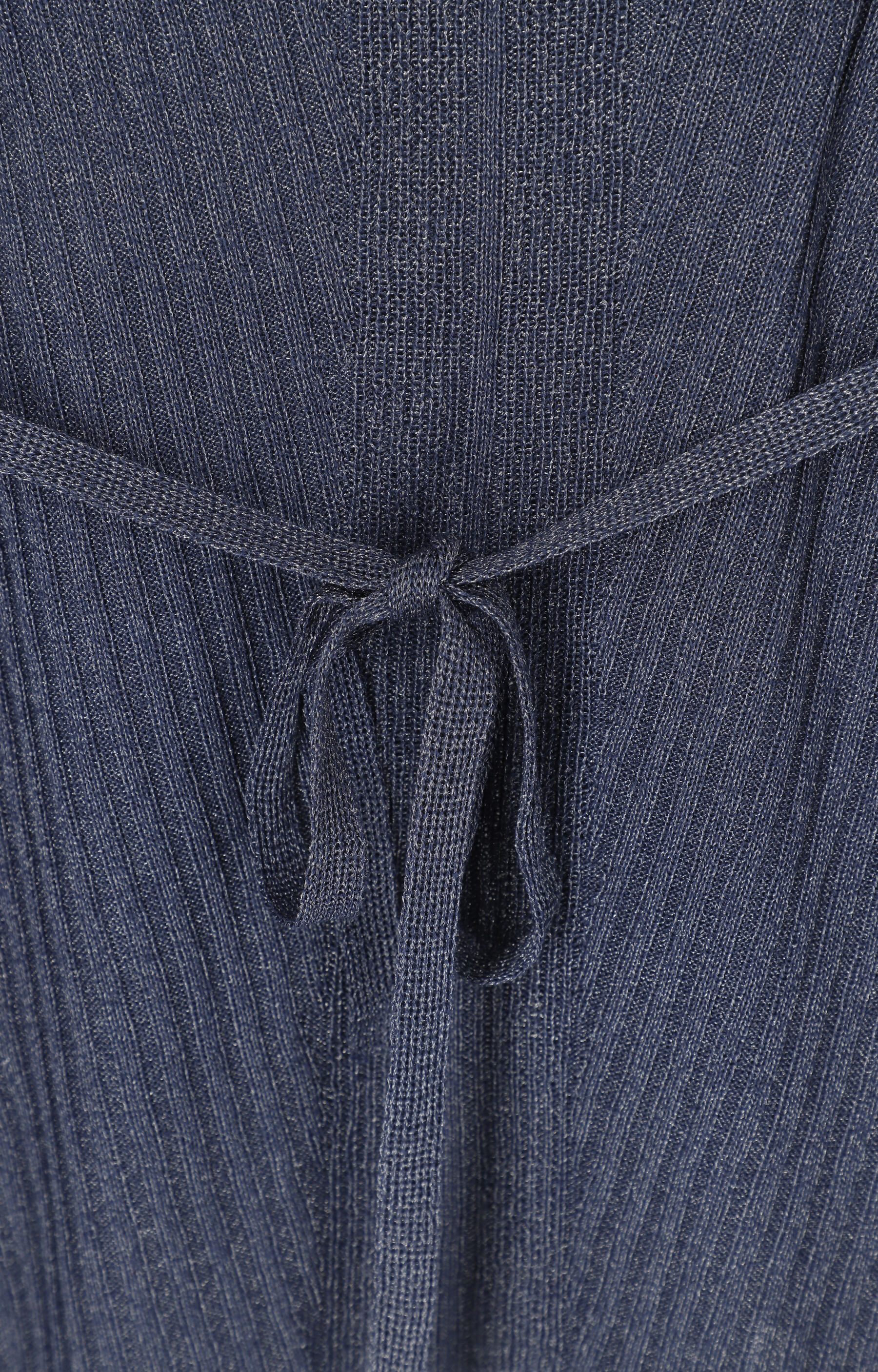 Sweter z prążkowanej dzianiny - 8