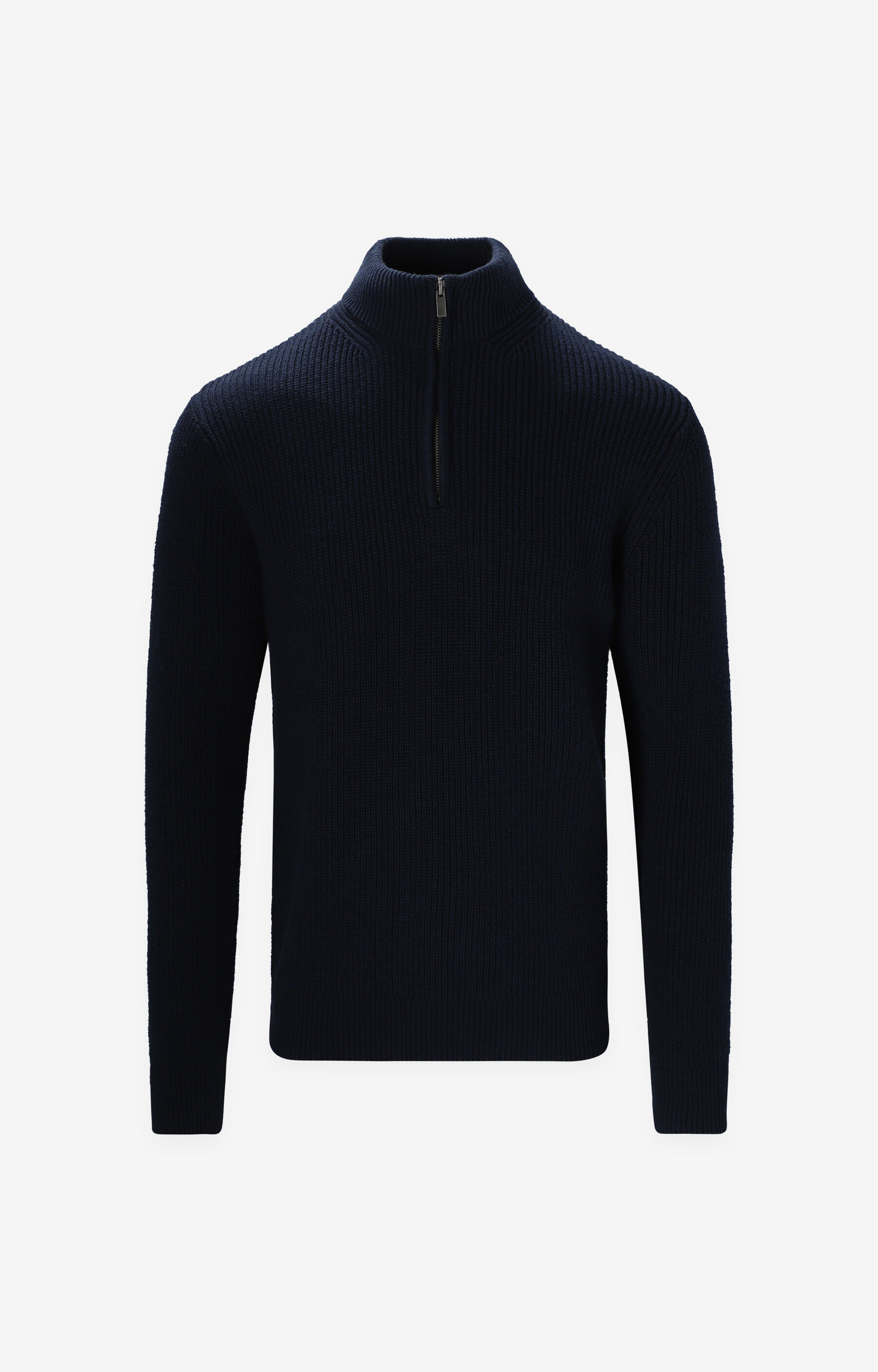 Sweter typu quarter zip