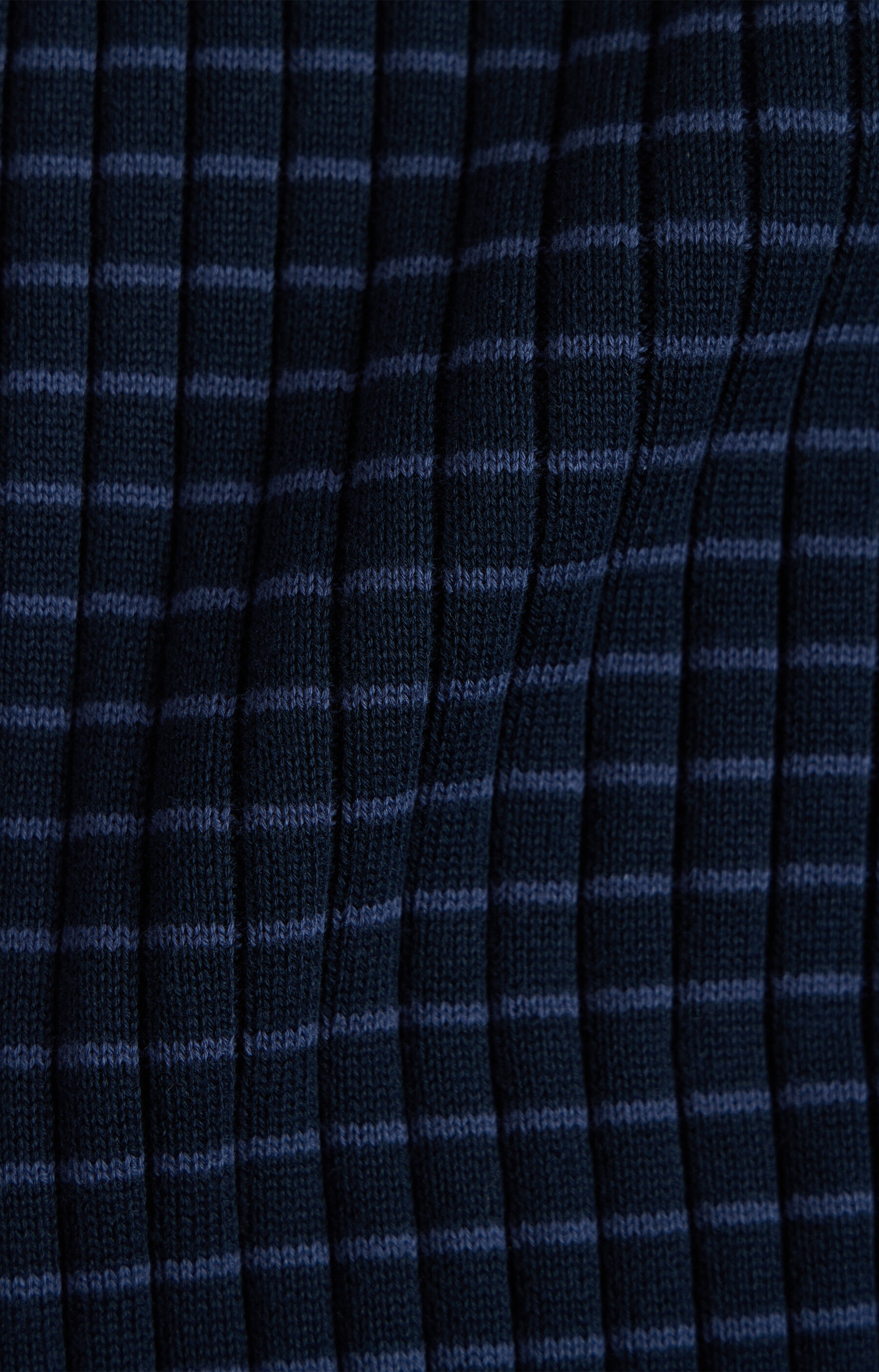 Prążkowany sweter round neck - 4