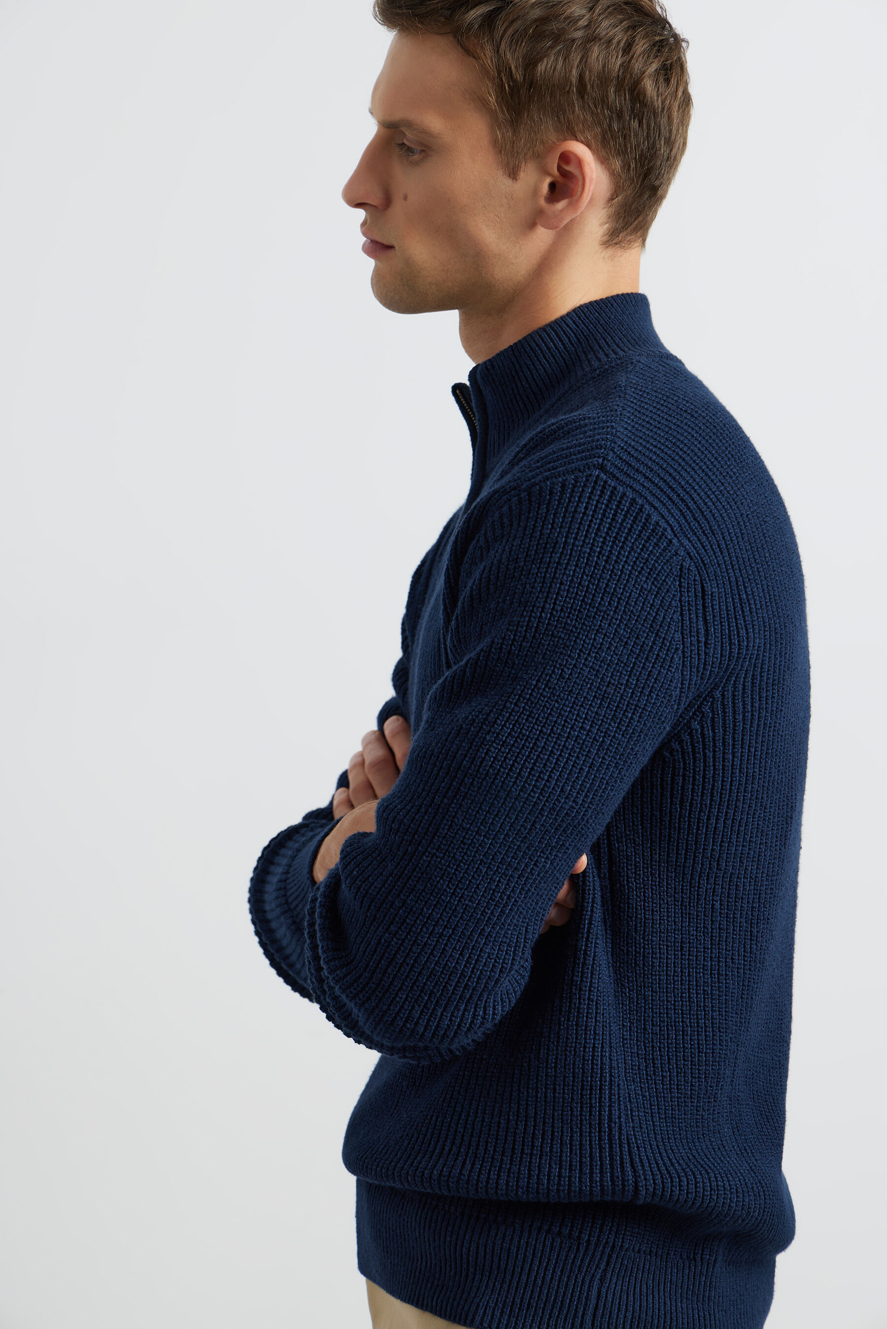 Sweter z zamkiem - 7