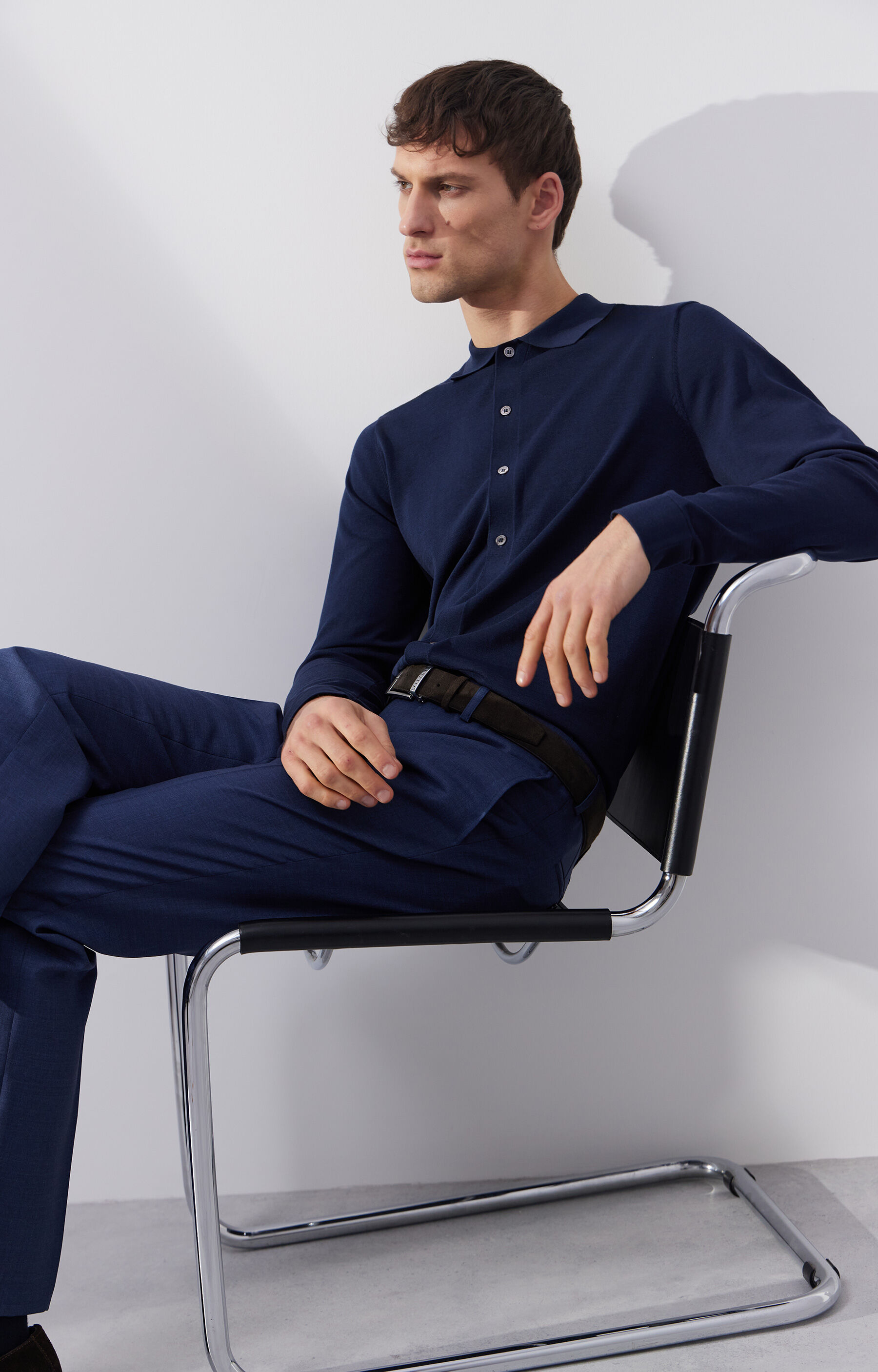 Sweter o kroju koszuli - 7