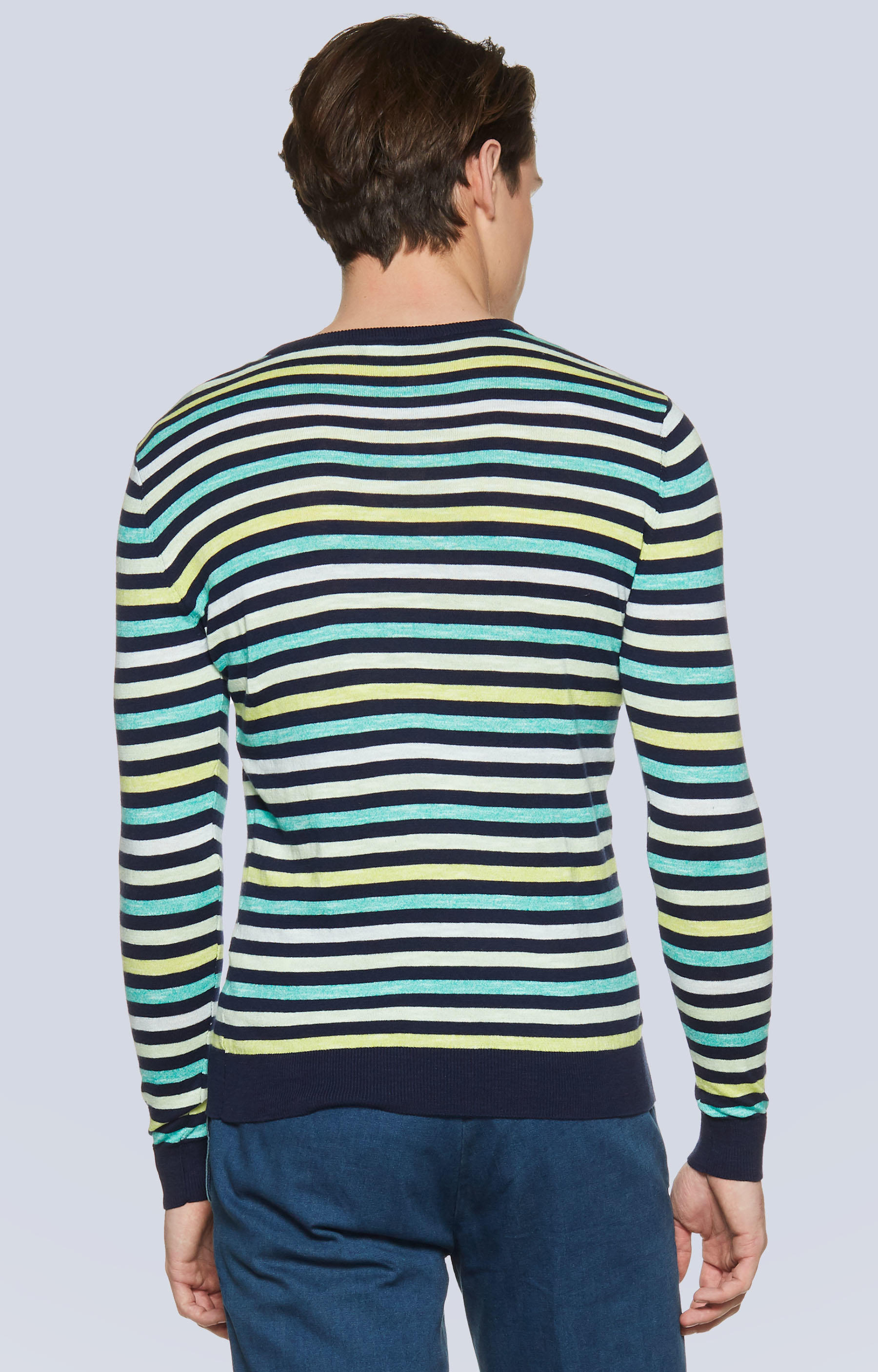 Lekki sweter w paski - 2