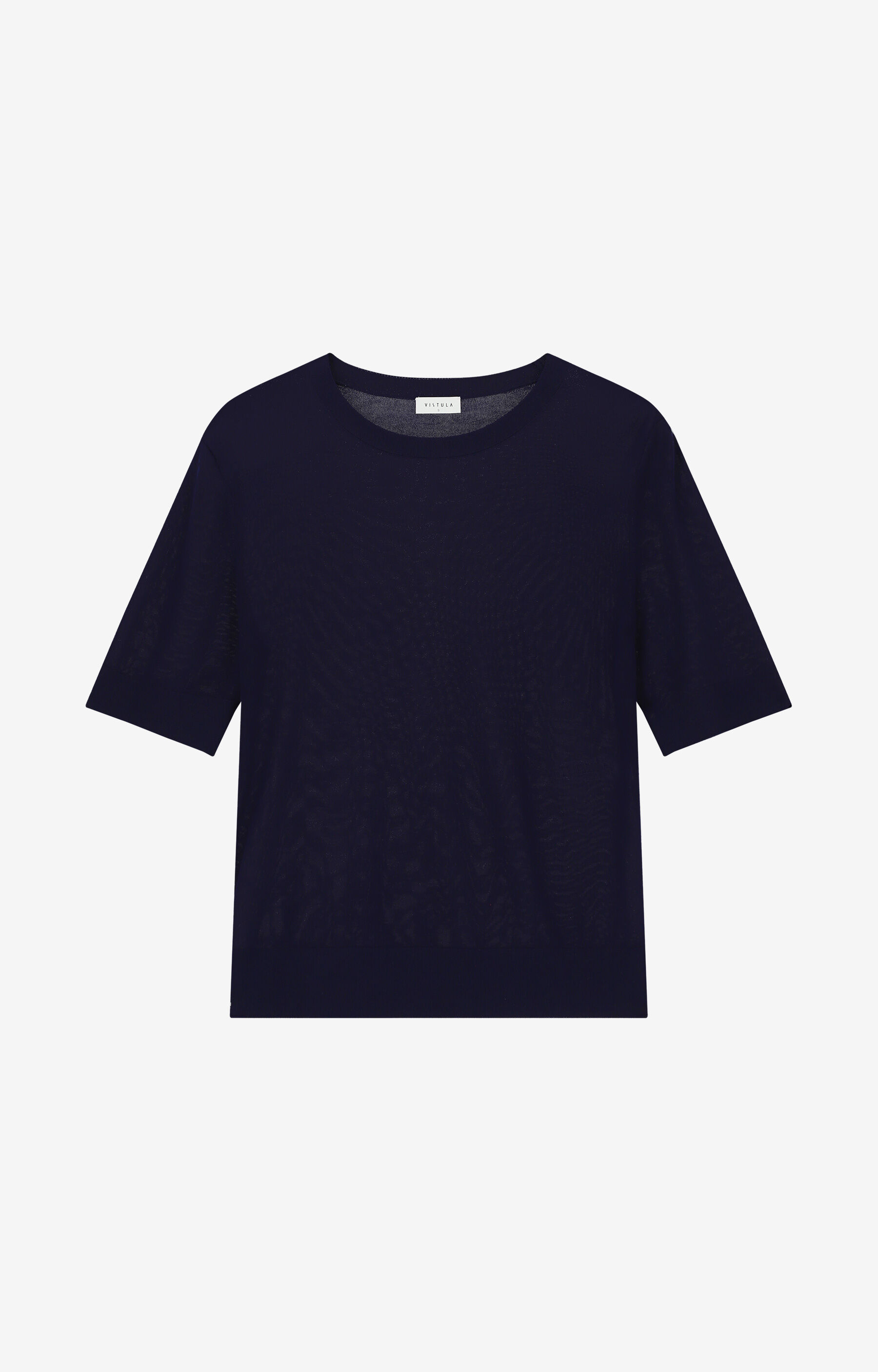 T-shirt swetrowy slim - 2