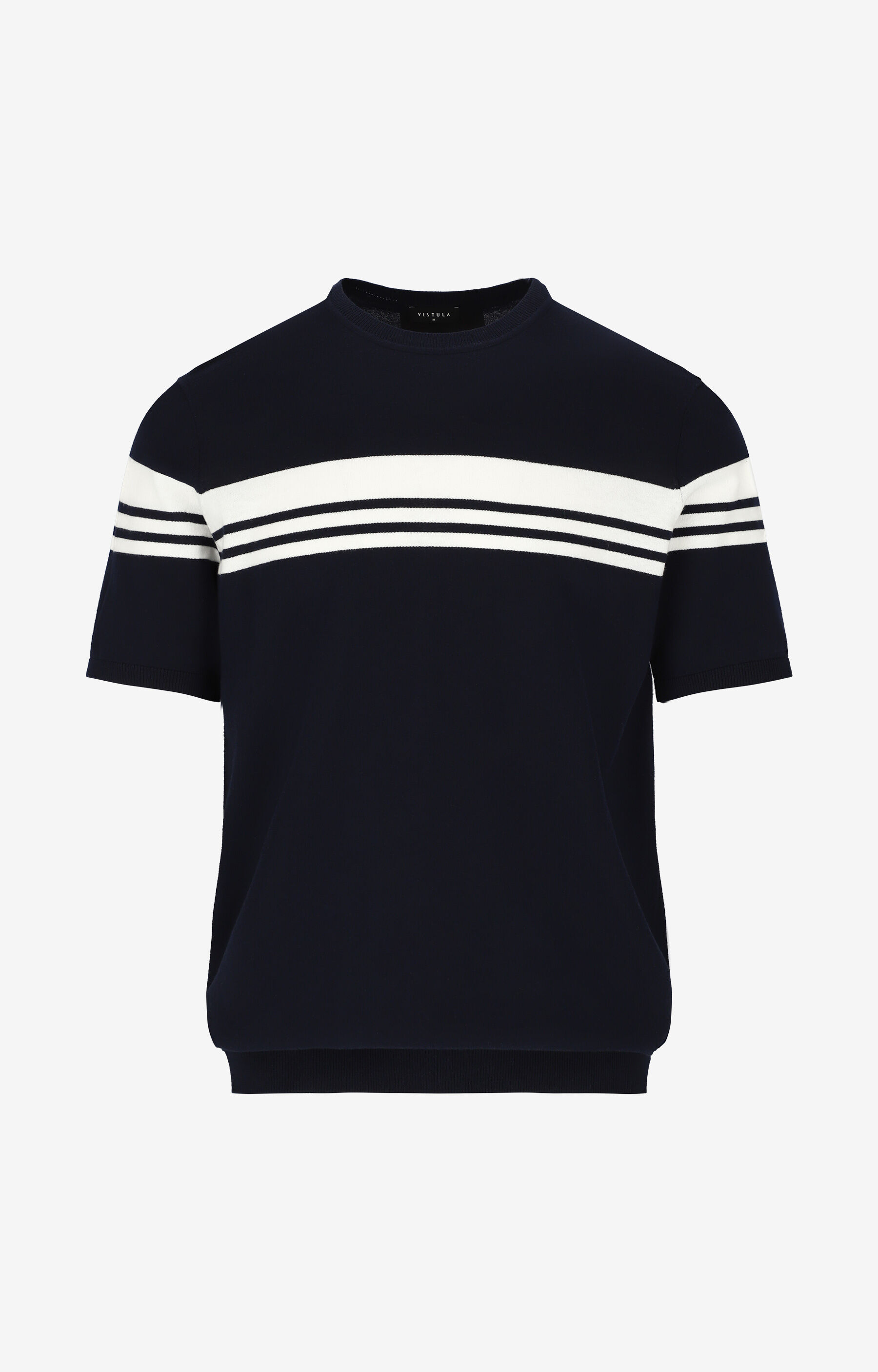 T-shirt swetrowy regular - 2