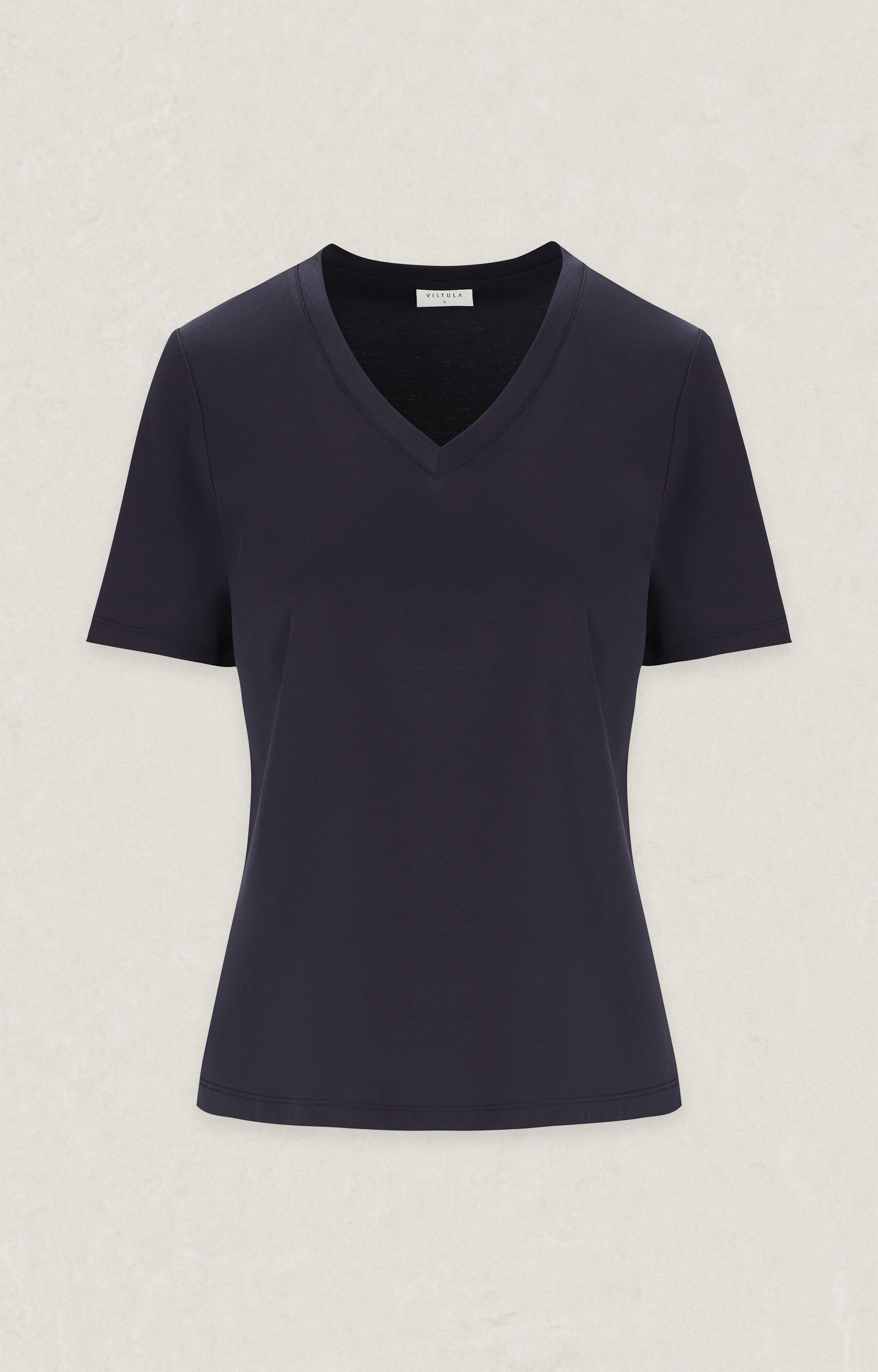 T-shirt slim v-neck - 2