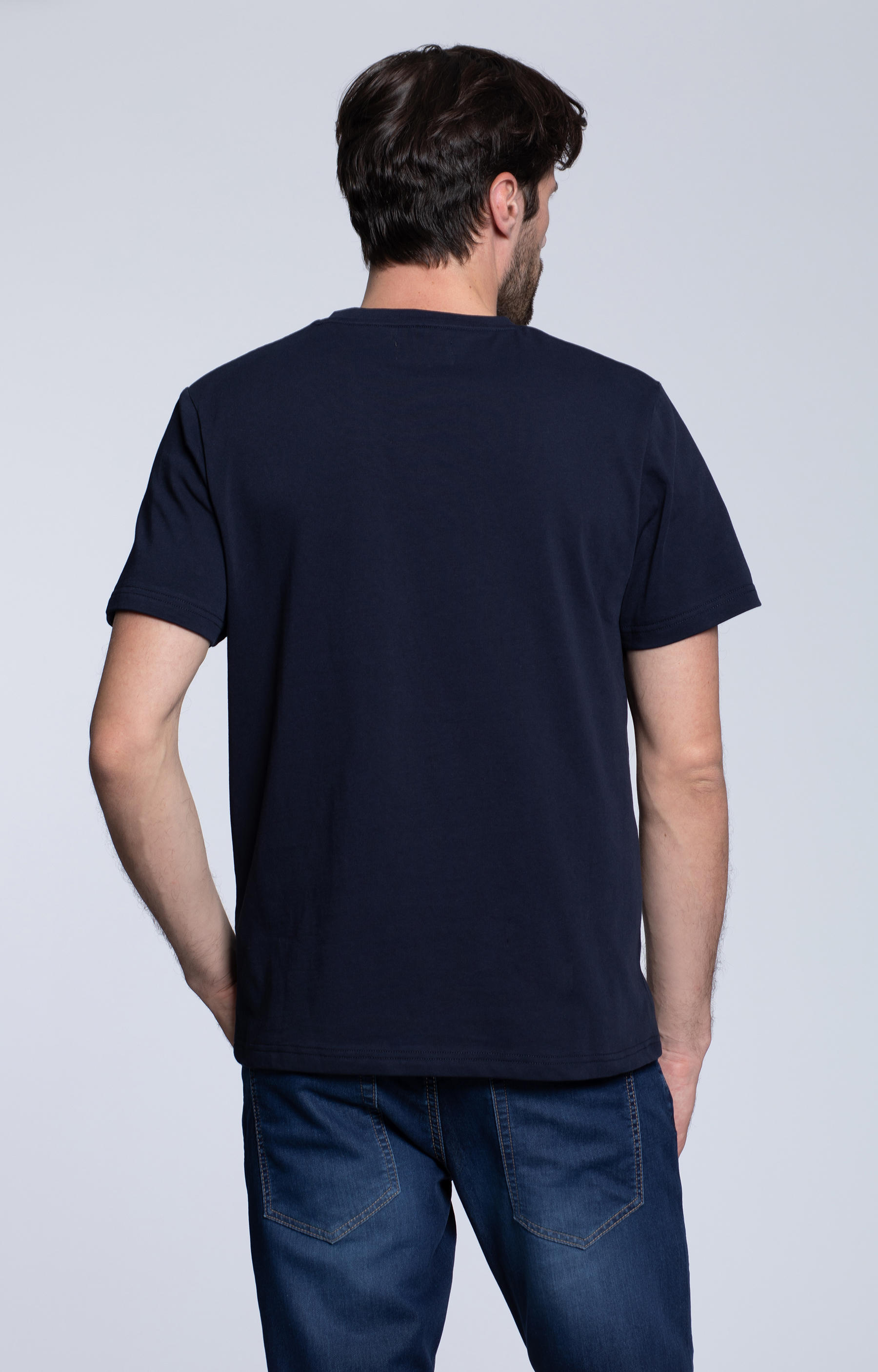 T-shirt z bawełny organicznej, z kieszonką - 3