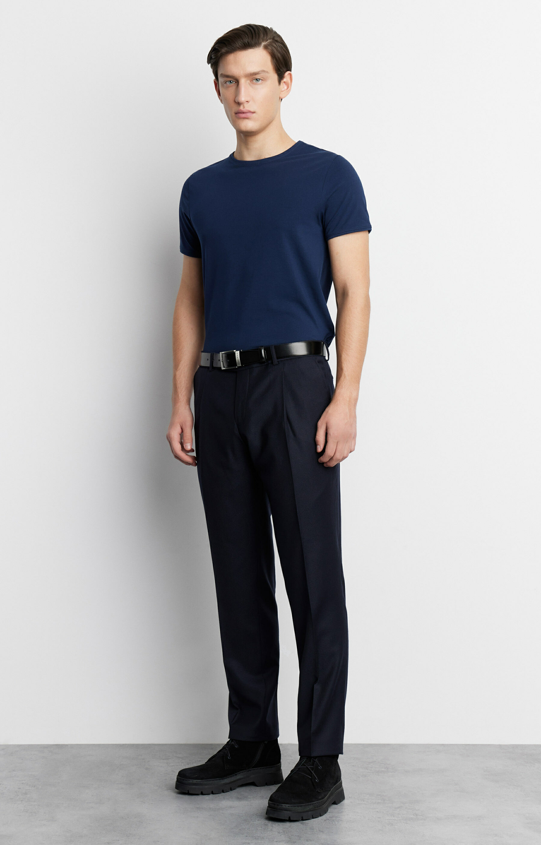 Dopasowany t-shirt basic - 3