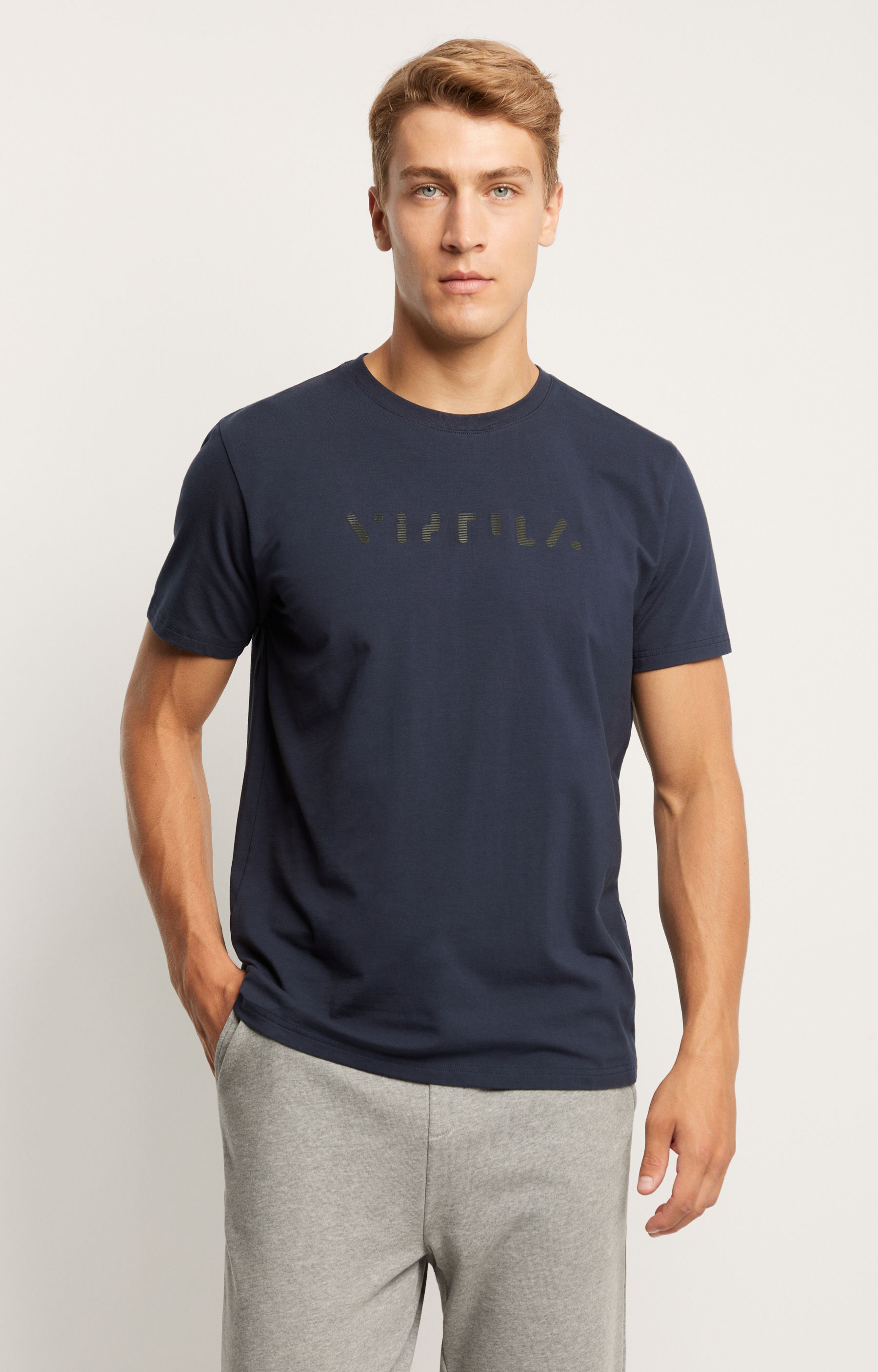 T-shirt z bawełny pima z dodatkiem elastanu - 2