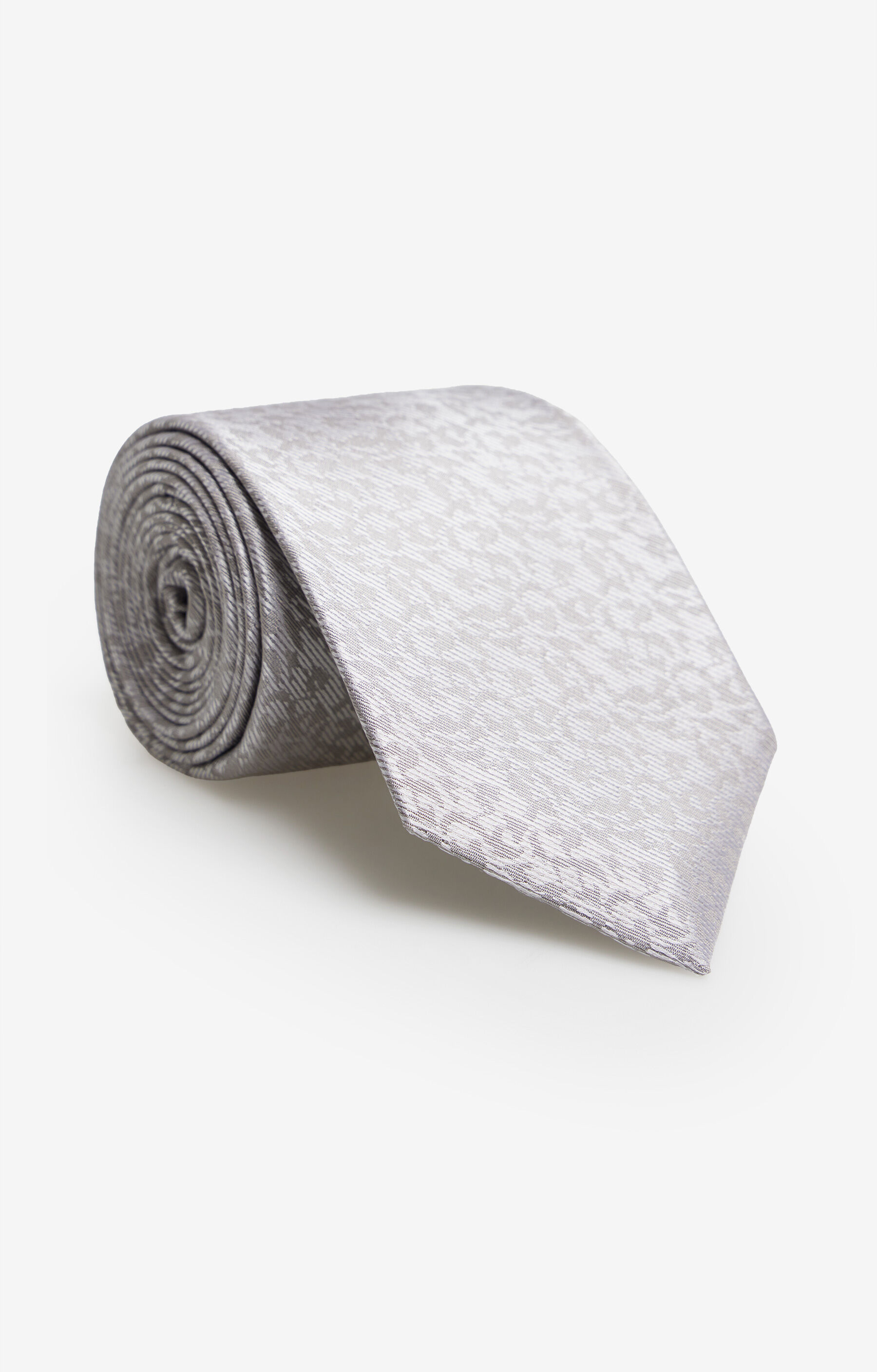 Jedwabny krawat w strukturalny wzór